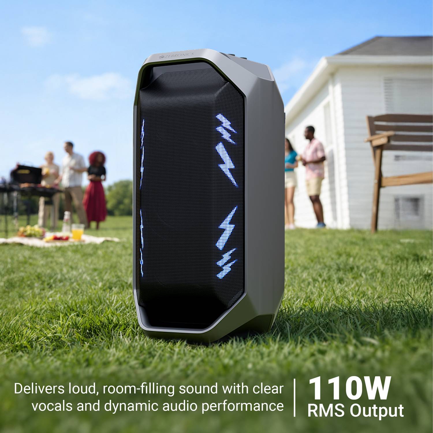 ZEBRONICS Party fyre 110 Bluetooth Party Speaker - Image 2