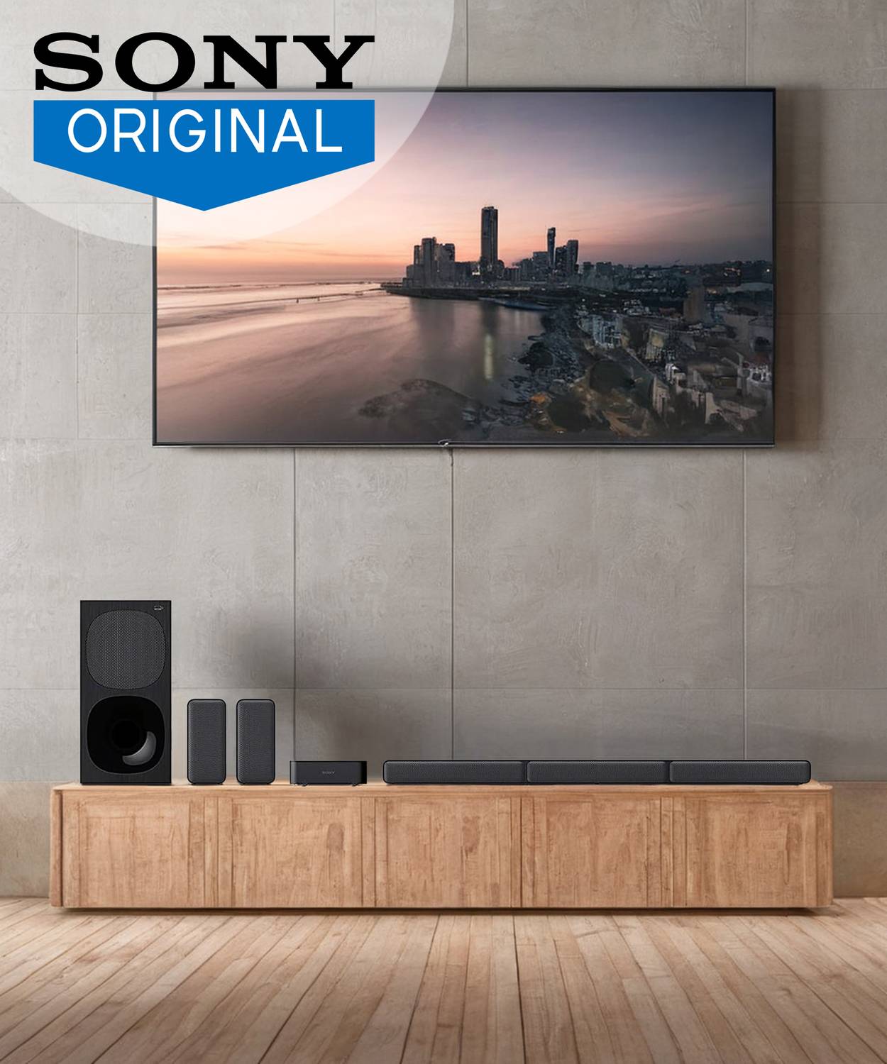 SONY HT-S500RF 5.1ch Home Theatre with Audio, Rear Speakers, Subwoofer, HDMI Bluetooth Soundbar