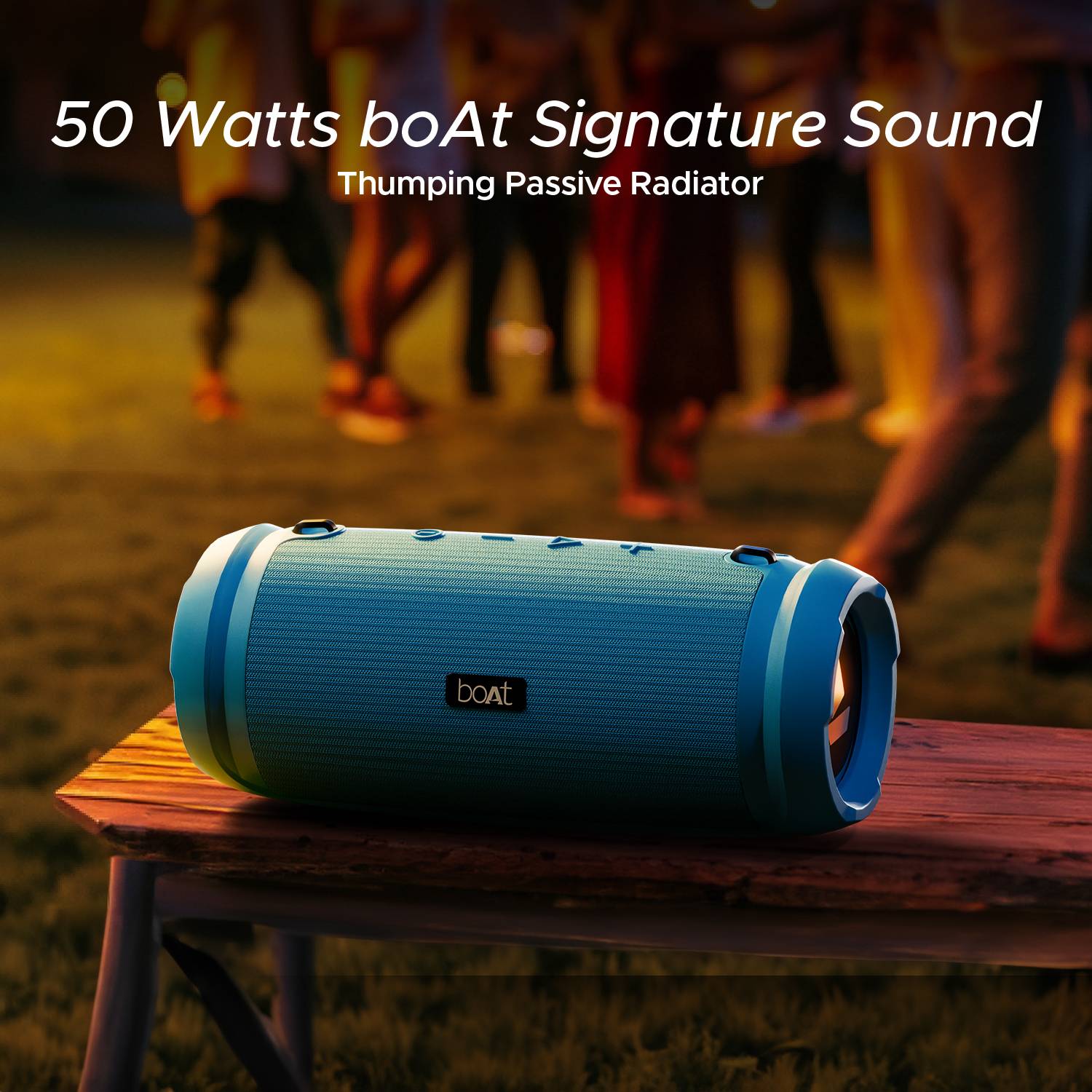 boAt Stone 1500 50W Bluetooth Speaker Beige - Image 2