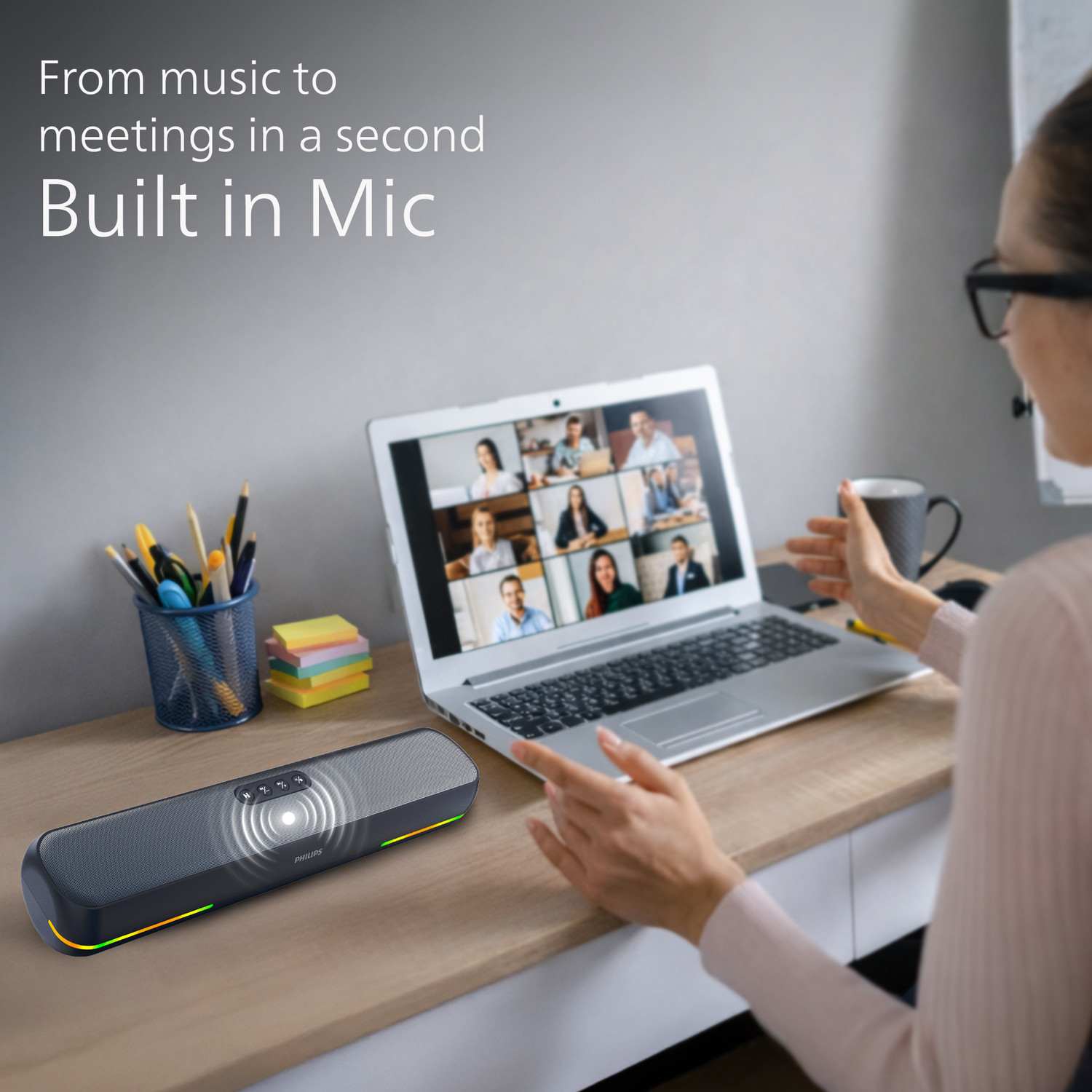 Image of PHILIPS TAB4120BL /94 20 W Bluetooth Soundbar