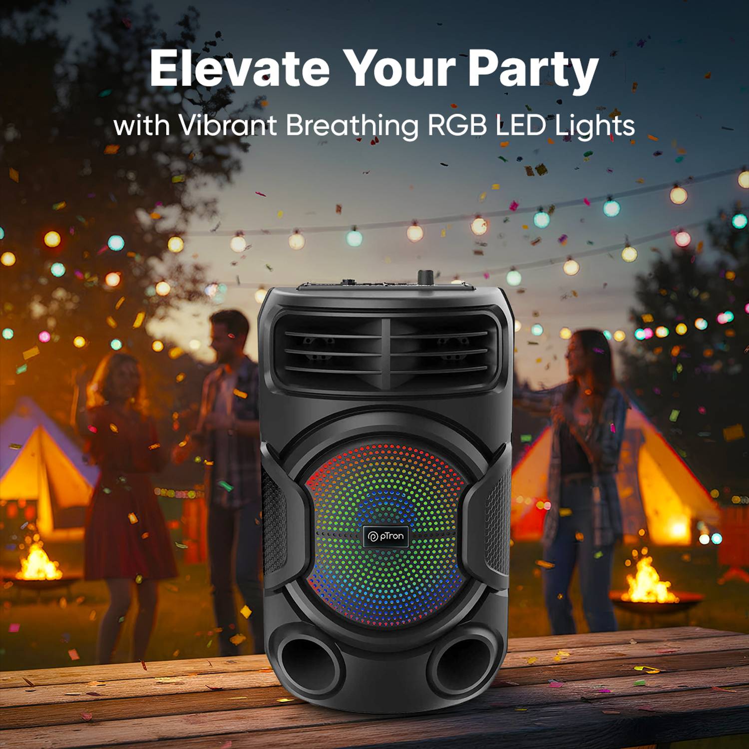 PTron Fusion Octane 48W Bluetooth Speaker - Image 5