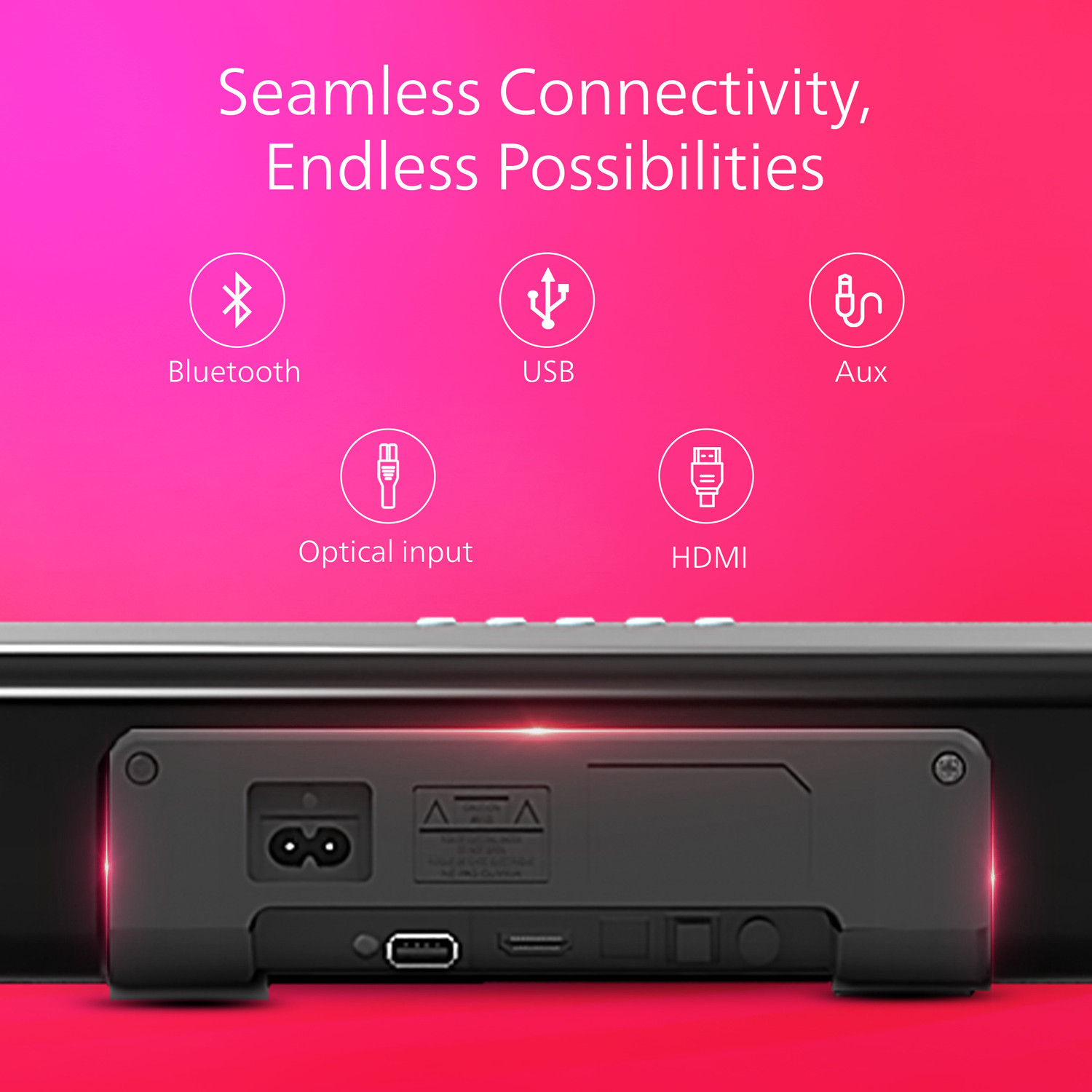 Image of PHILIPS TAB5321 /94 Dolby Digital 200 W Bluetooth Soundbar