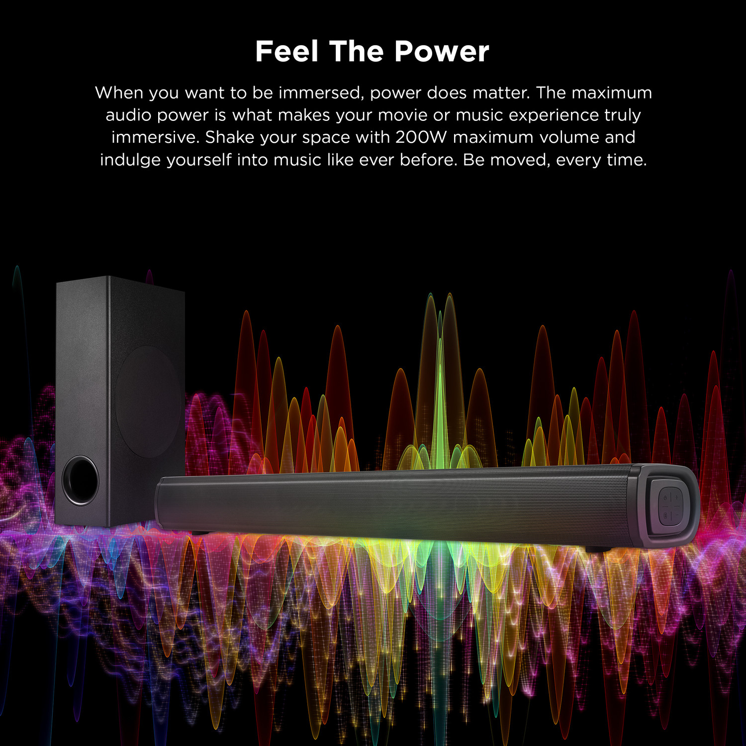 Image of TCL S332w with wired subwoofer 200 W Bluetooth Soundbar