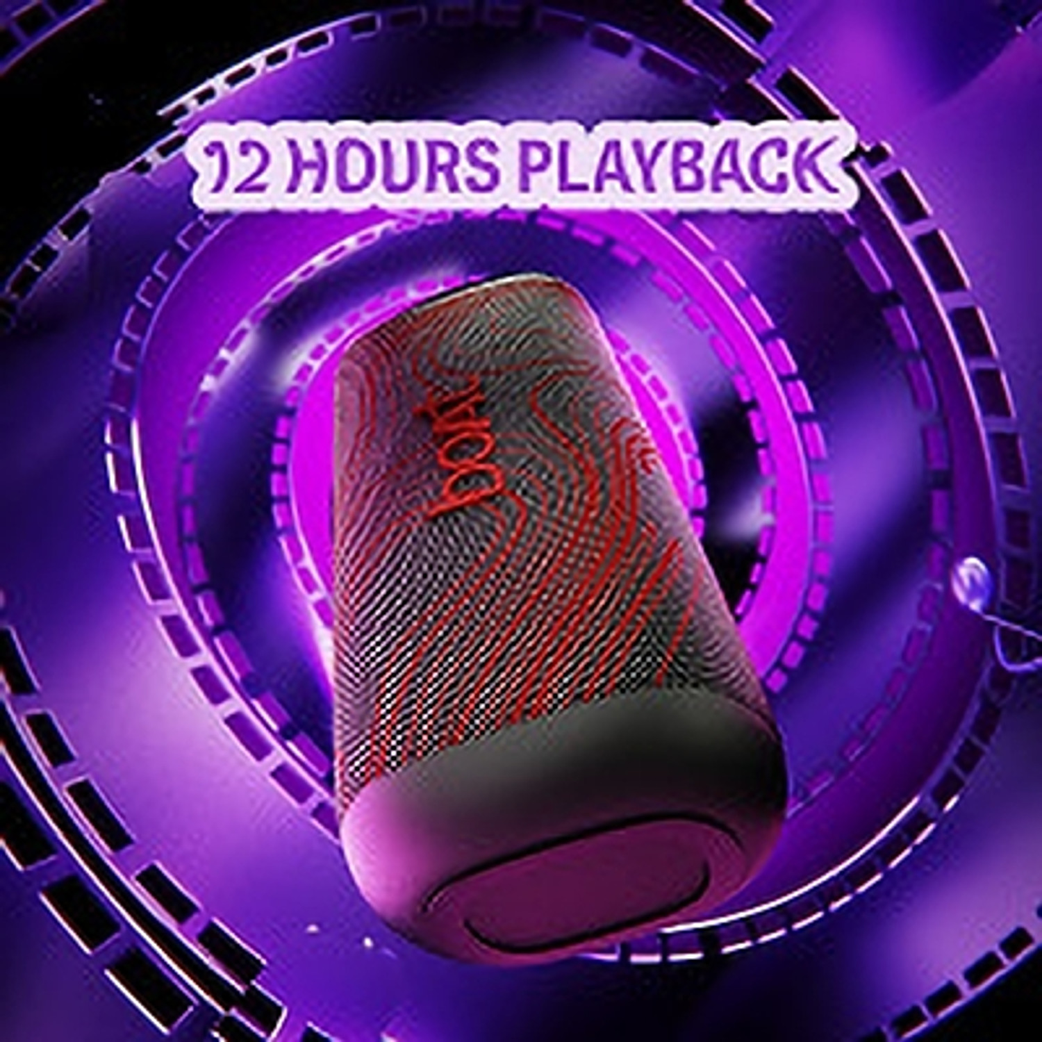 Image of boAt Stone Arc, 58mm Drivers, 12H Battery, RGB LEDs, Built-in Mic, TWS Feature 20 W Bluetooth Speaker