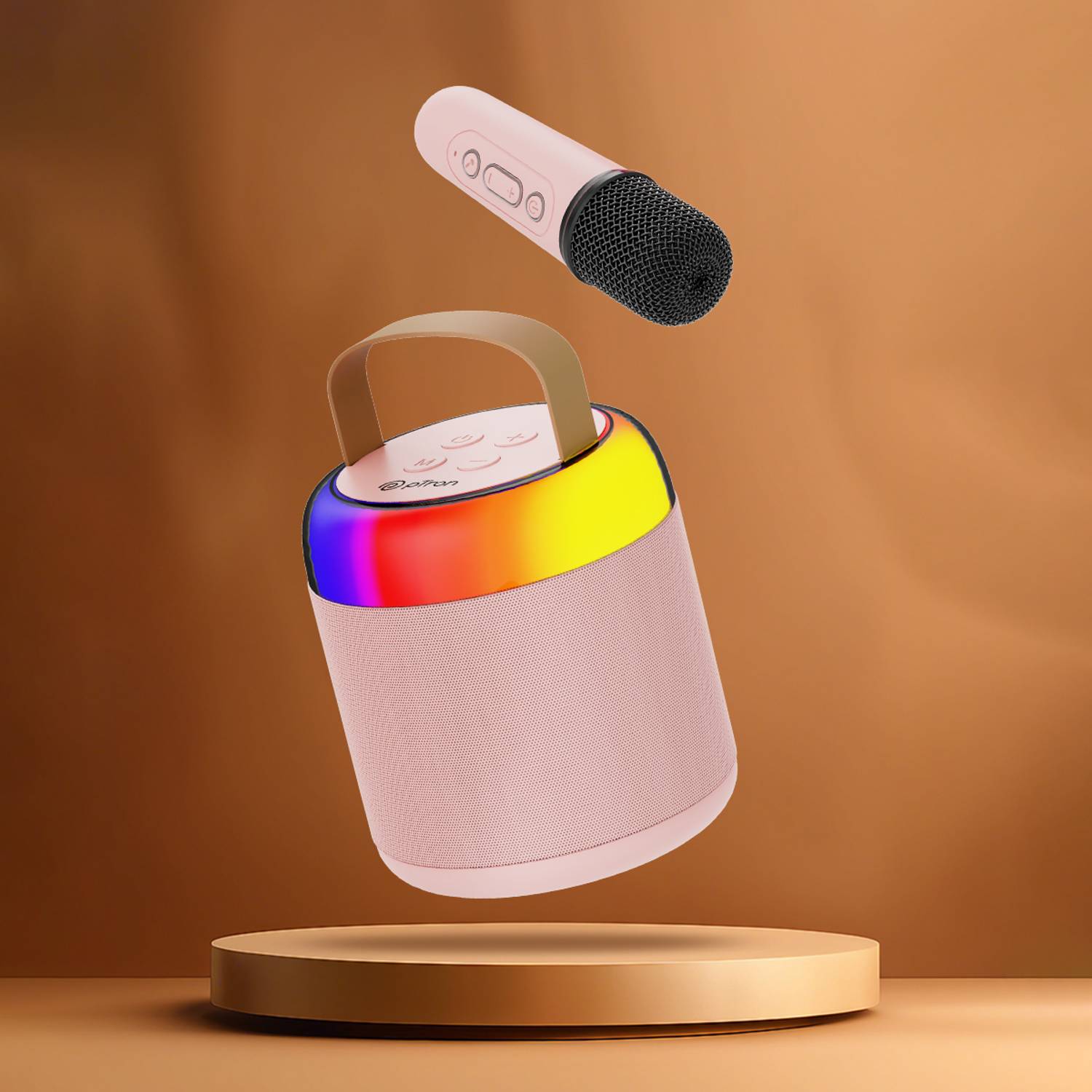 PTron Funk Mojo / Fusion Bliss w/ Karaoke Mic, 16W Pristine Sound, 6Hrs Playtime 16 W Bluetooth Speaker