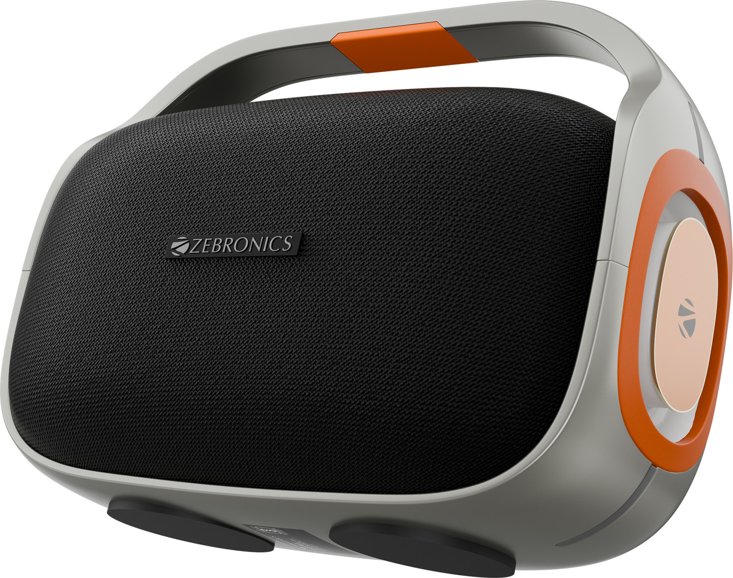 Image of ZEBRONICS Sound Feast 270, 6Hrs Playback, Dual Drivers, TWS, BTv5.3, USB, AUX, LED, Type-C 60 W Bluetooth Party Speaker