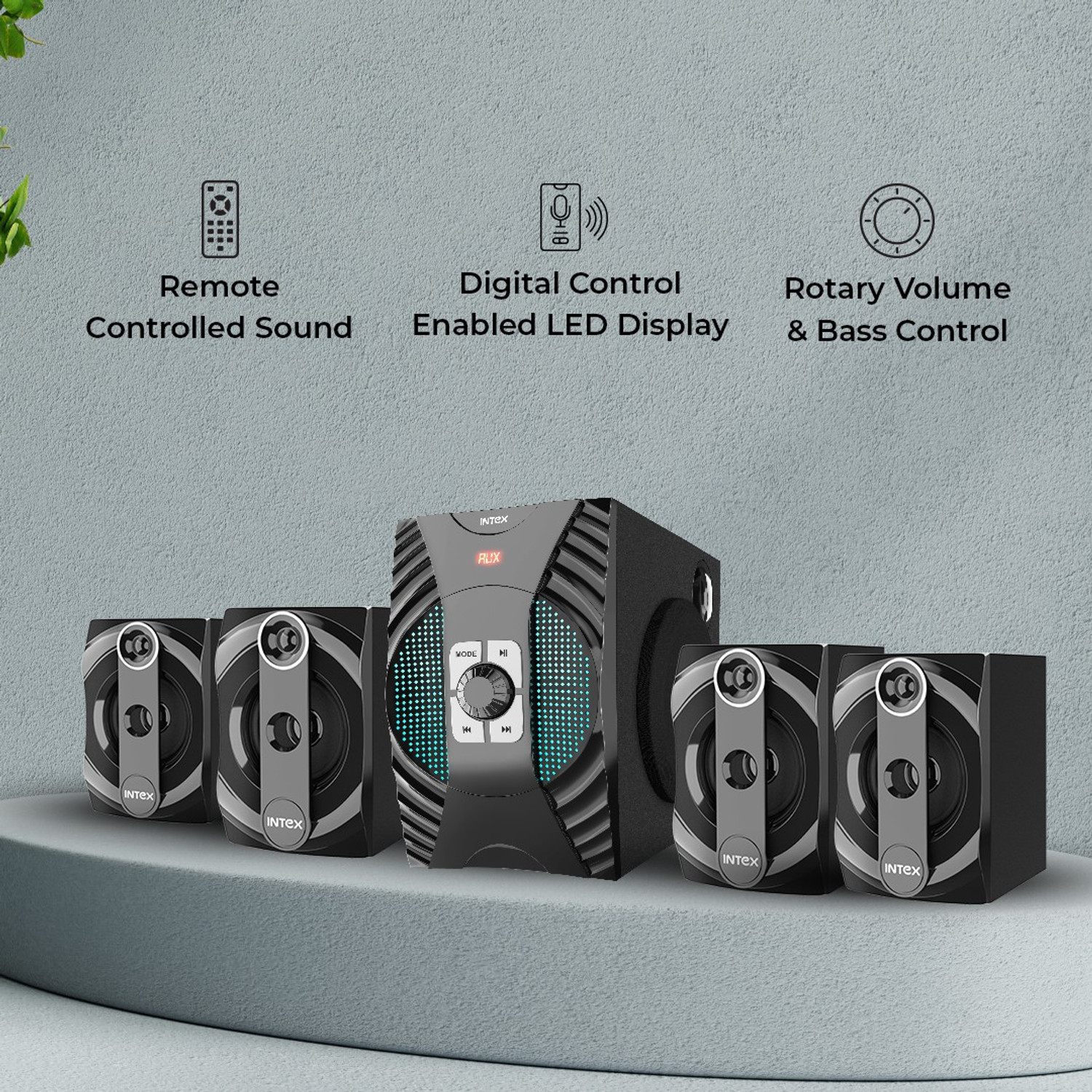 Image of Intex MM 4.1 FMUB 78 W Bluetooth Party Speaker
