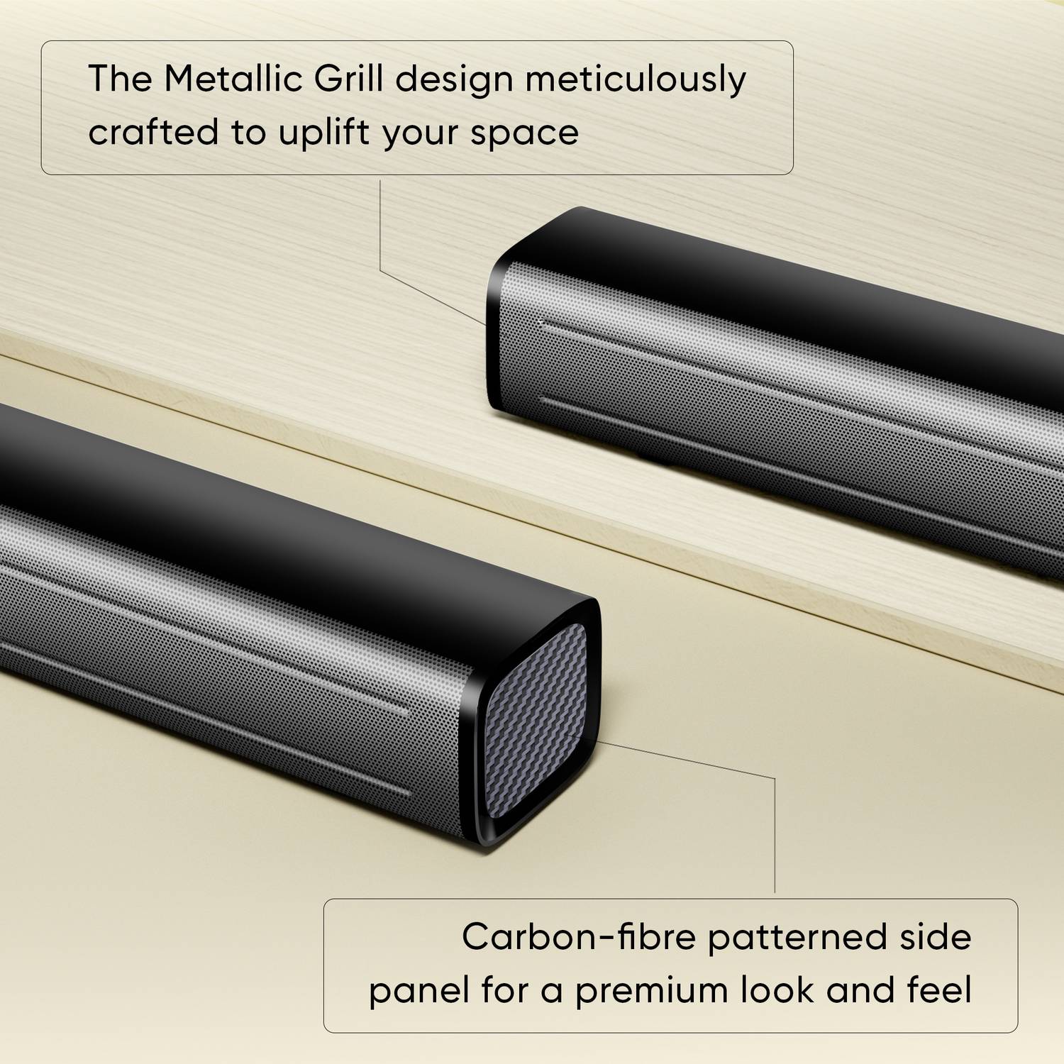 Mivi Fort S80 80W Bluetooth Soundbar with Subwoofers - Image 5