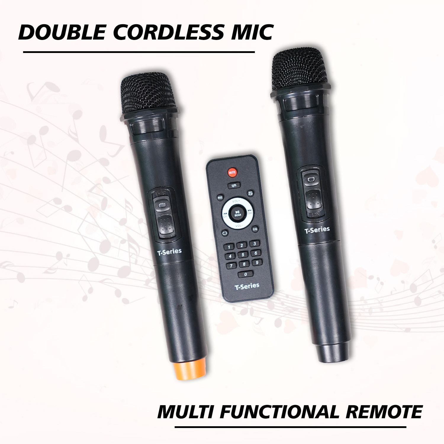 Image of T-Series TR12K (Party Speaker) Bluetooth Trolley Party Speaker with 2 Mic 40 W Bluetooth PA Speaker