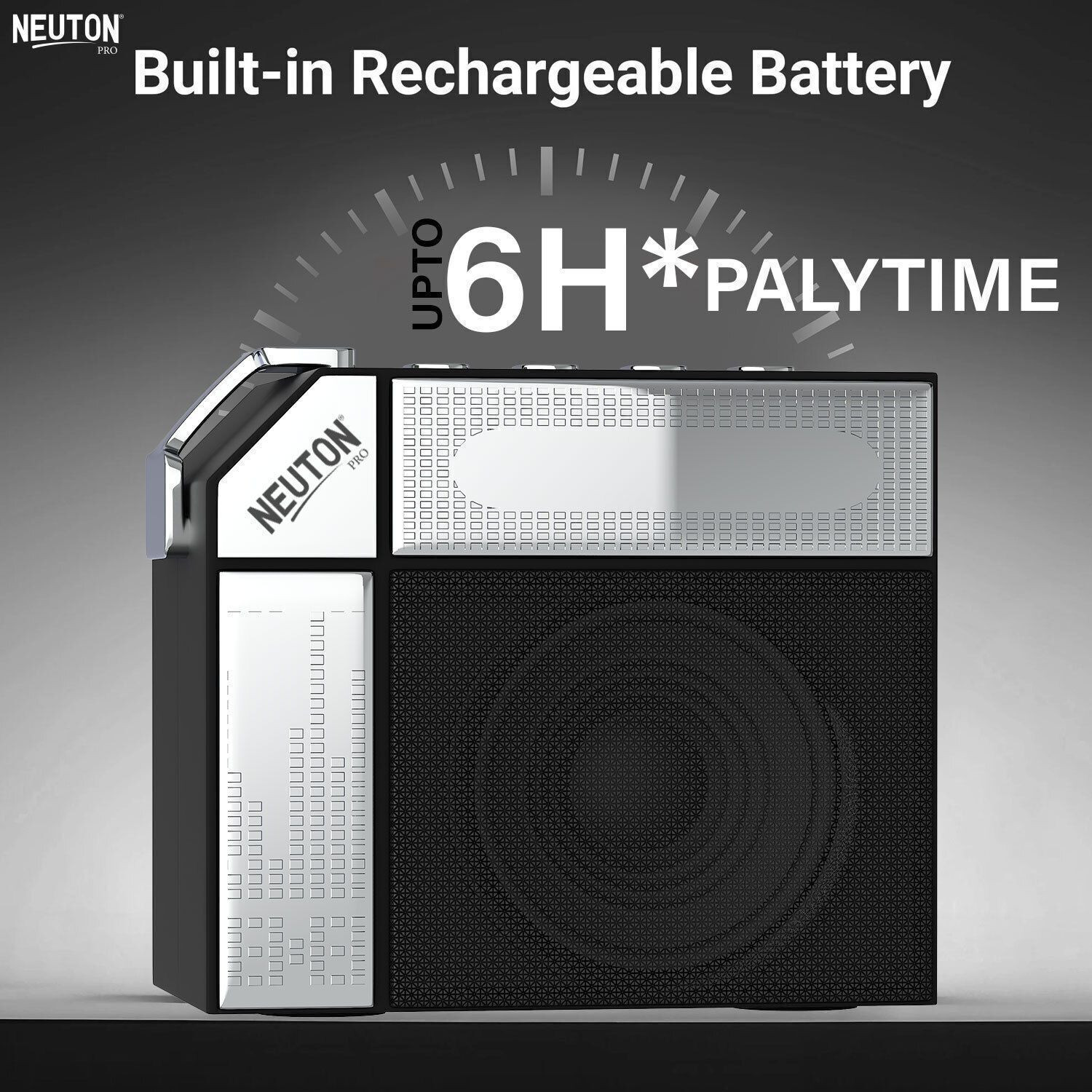 Image of Neuton pro 10W Bluetooth Speaker with Powerful Bass, 1200mAh Battery 10 W Bluetooth PA Speaker