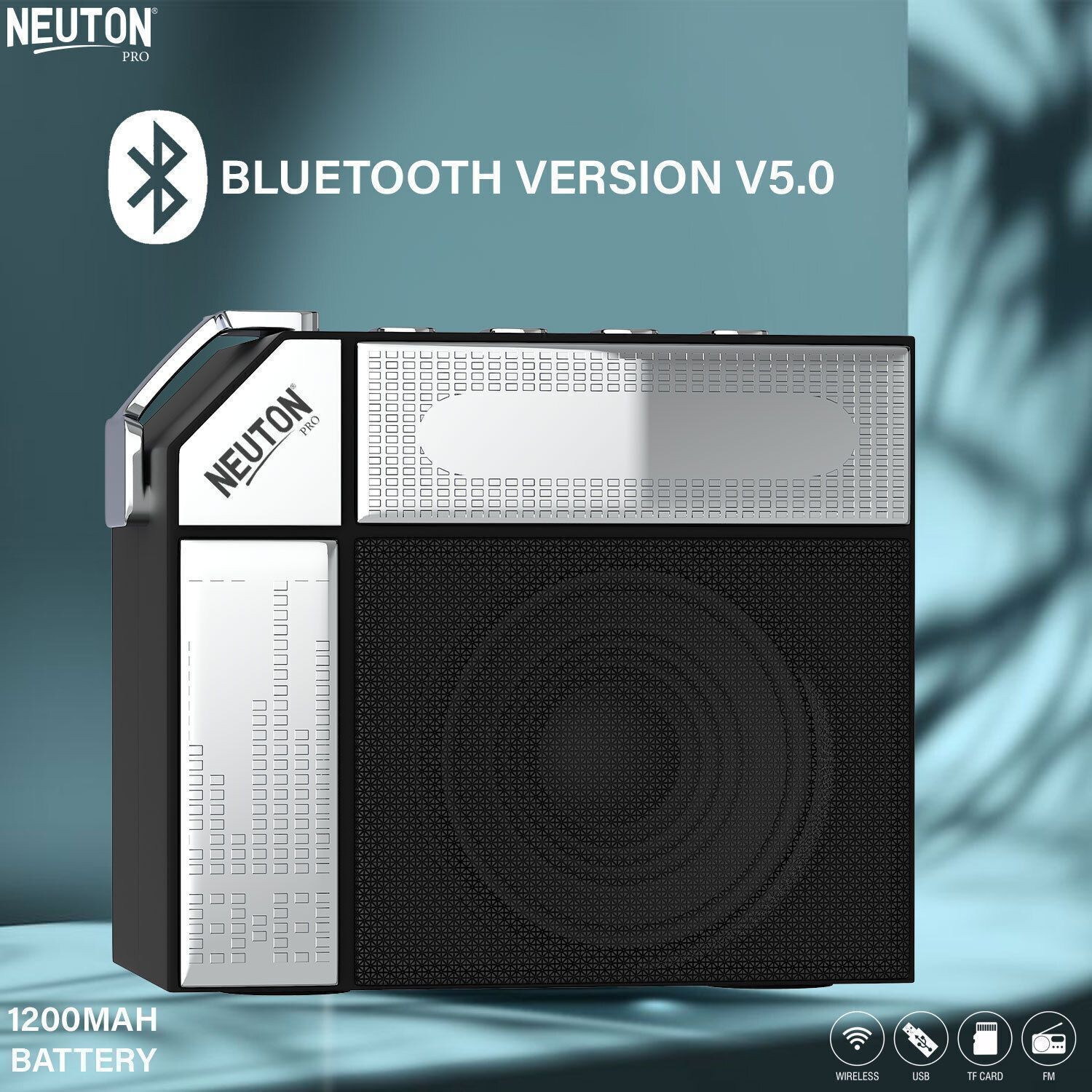 Image of Neuton pro 10W Bluetooth Speaker with Powerful Bass, 1200mAh Battery 10 W Bluetooth PA Speaker