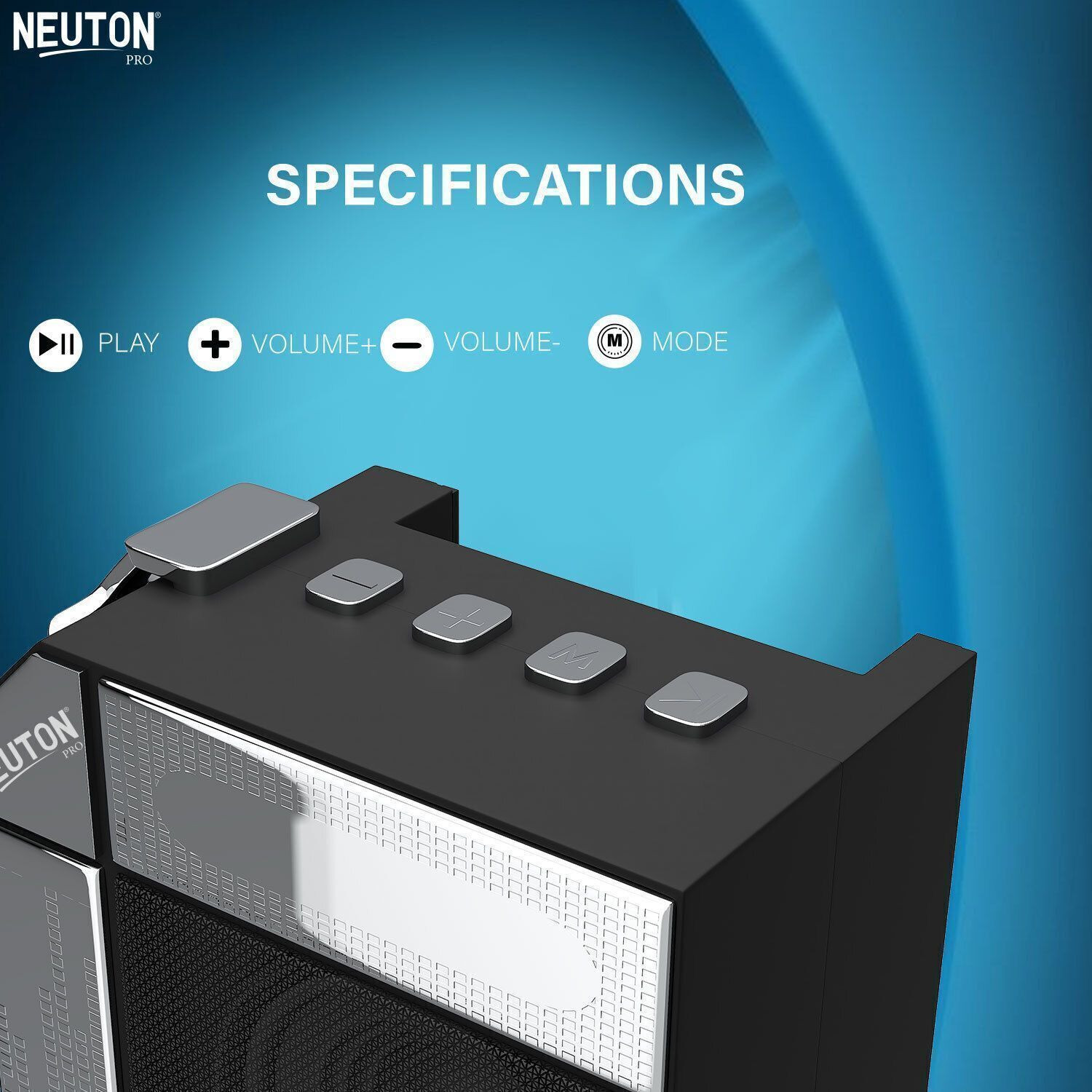 Image of Neuton pro 10W Bluetooth Speaker with Powerful Bass, 1200mAh Battery 10 W Bluetooth PA Speaker