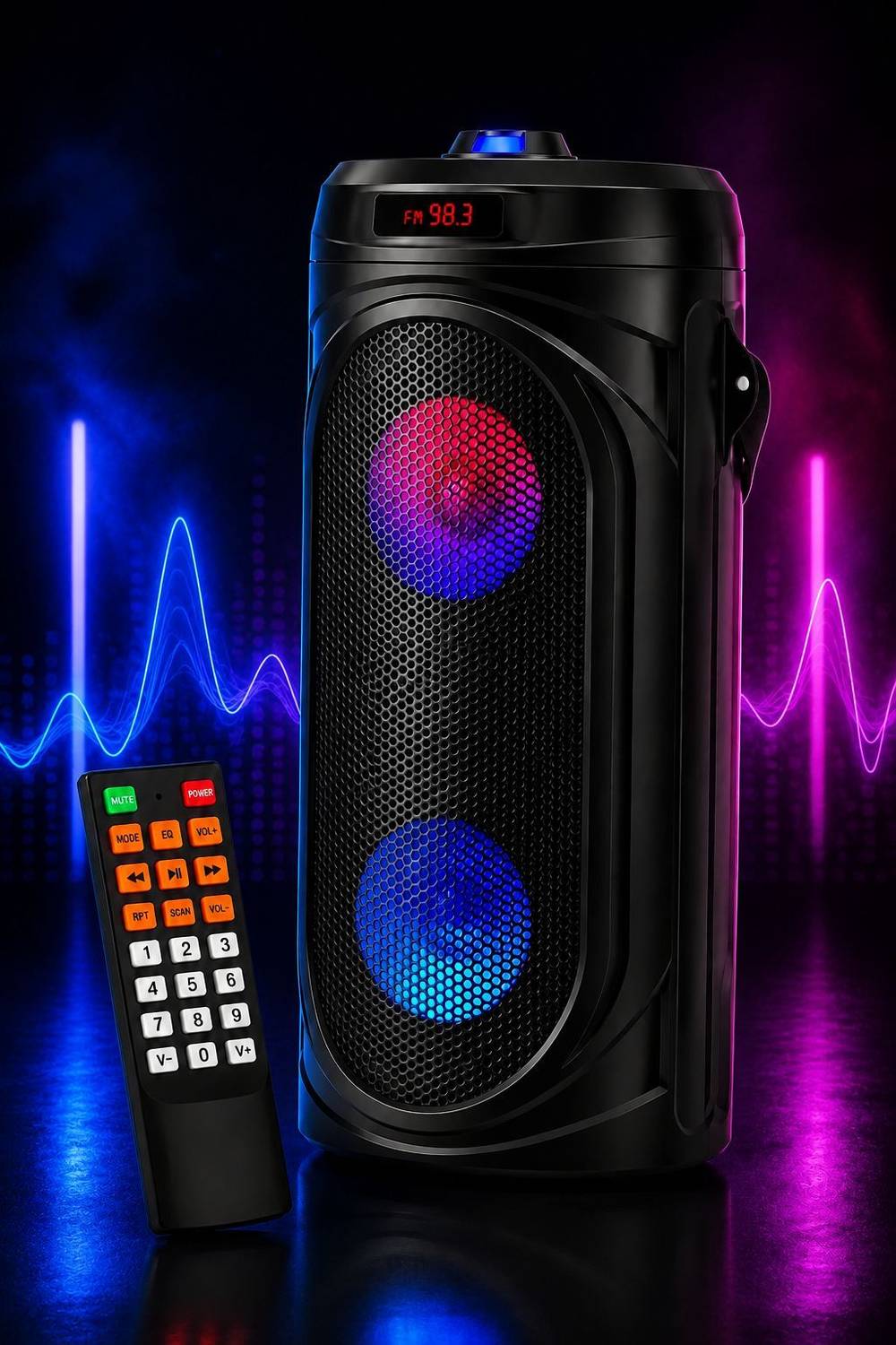 ZEKLY 40W Bluetooth Tower Speaker - Image 1