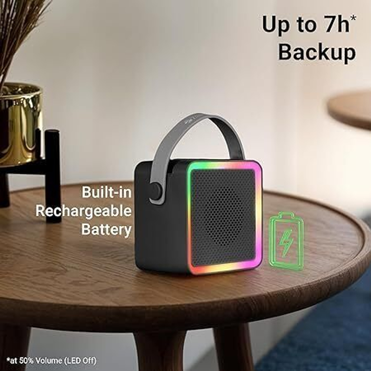 Image of ZEBRONICS COUNTY 8 PORTABLE BT SPEAKER 8 W Bluetooth Party Speaker