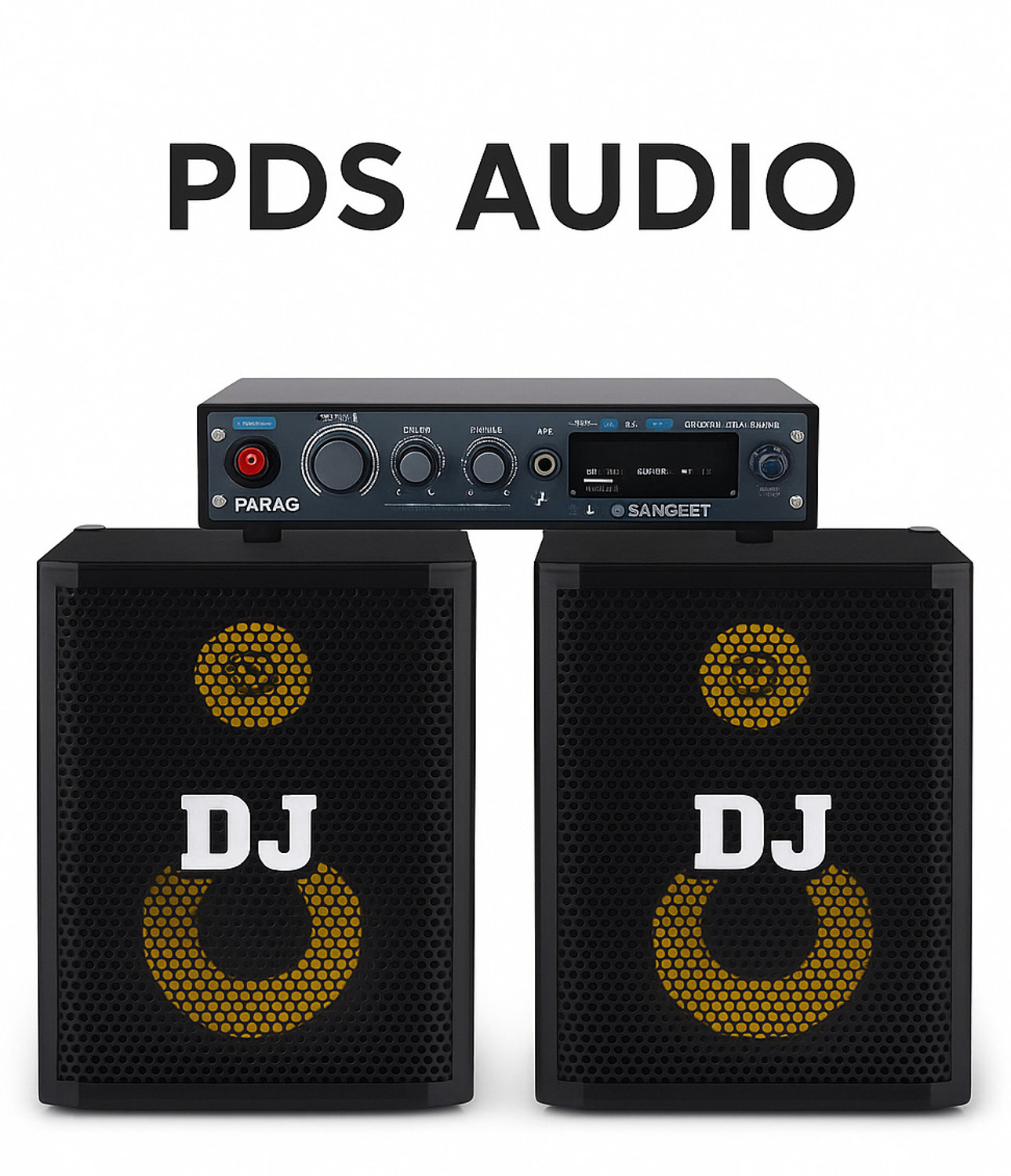 Image of PDS AUDIO Mini Party DJ Speaker with Bluetooth /FM Stereo Amplifier 200 W Bluetooth Party Speaker