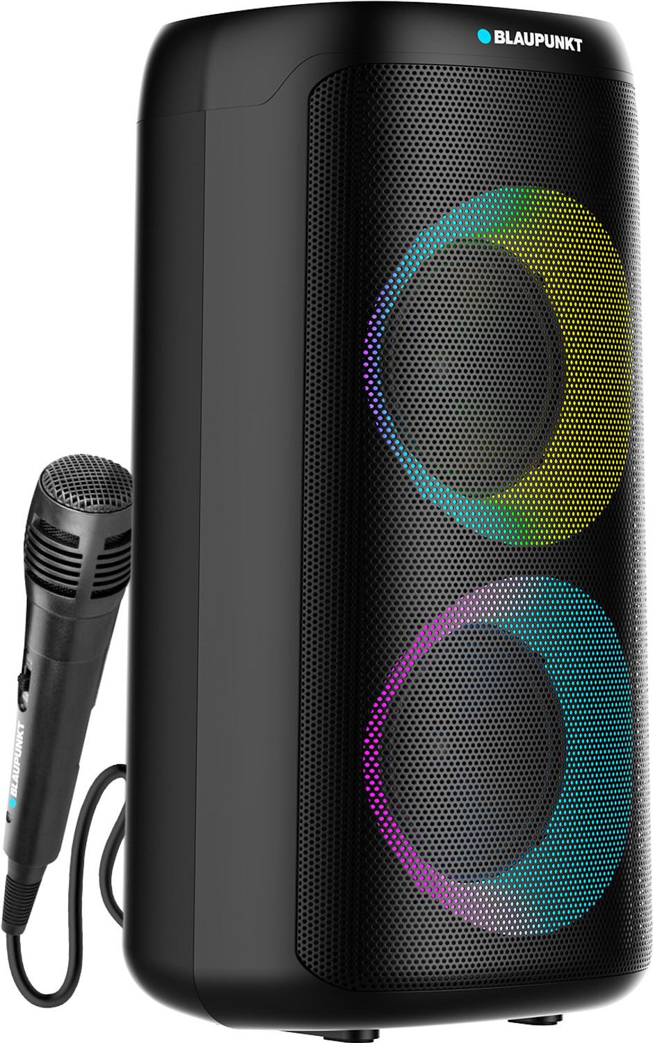 Image of Blaupunkt Blaupunkt 2026 Launch Rock & Roll RAVE I Dual 6.5 inch Woofers I Bass Boost 100 W Bluetooth Party Speaker