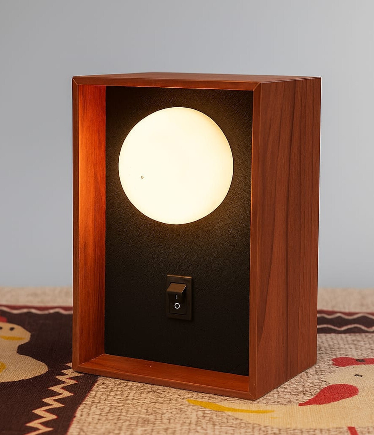 Image of Seth Sons Wireless Wooden LED Light, FM /Radio, USB /TF Card Support, MP3 Playback 20 W Bluetooth Party Speaker
