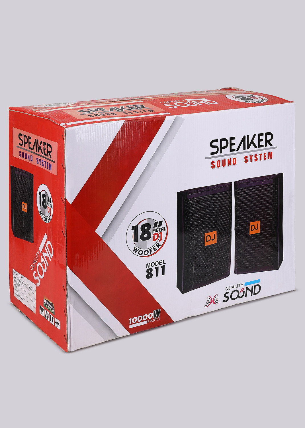 Image of PDS AUDIO Mini Party DJ Speaker with Bluetooth /FM Stereo Amplifier 200 W Bluetooth Party Speaker