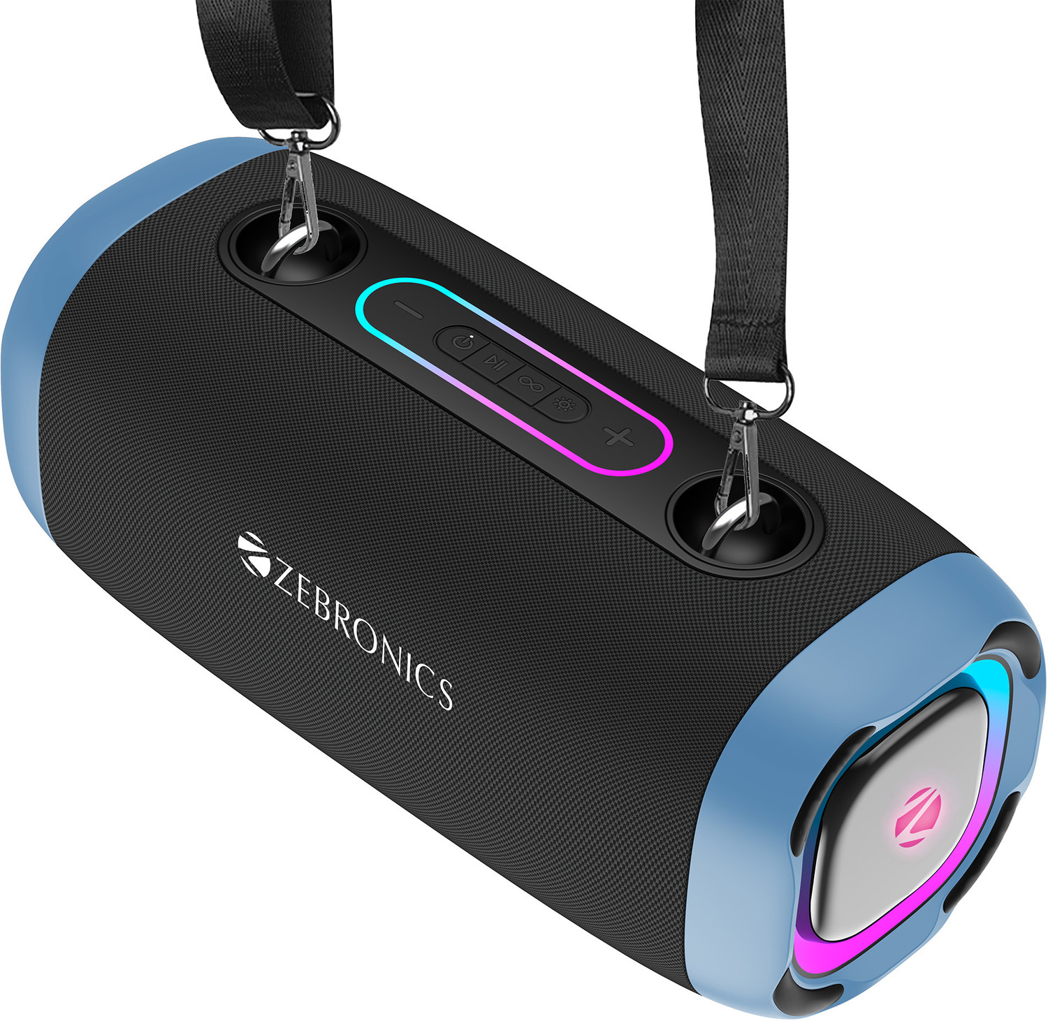 Image of ZEBRONICS Sound Feast 85 (SSPK 1) Upto 7 Hours Playback, BTv5.3 | TWS | USB, RGB LED 30 W Bluetooth Speaker