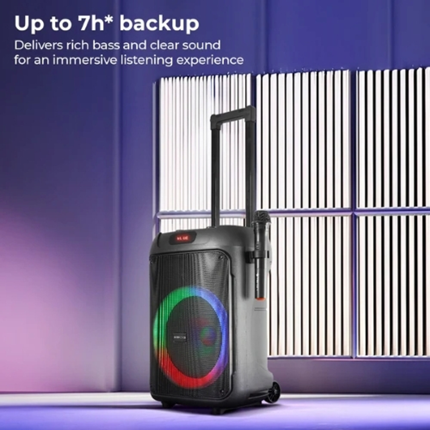 Image of ZEBRONICS THUMP 111 72 W Bluetooth Party Speaker