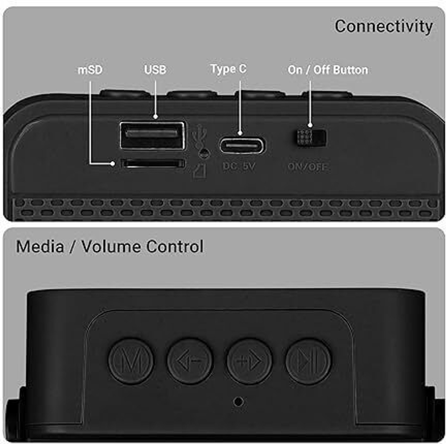 Image of ZEBRONICS COUNTY 8 PORTABLE BT SPEAKER 8 W Bluetooth Party Speaker