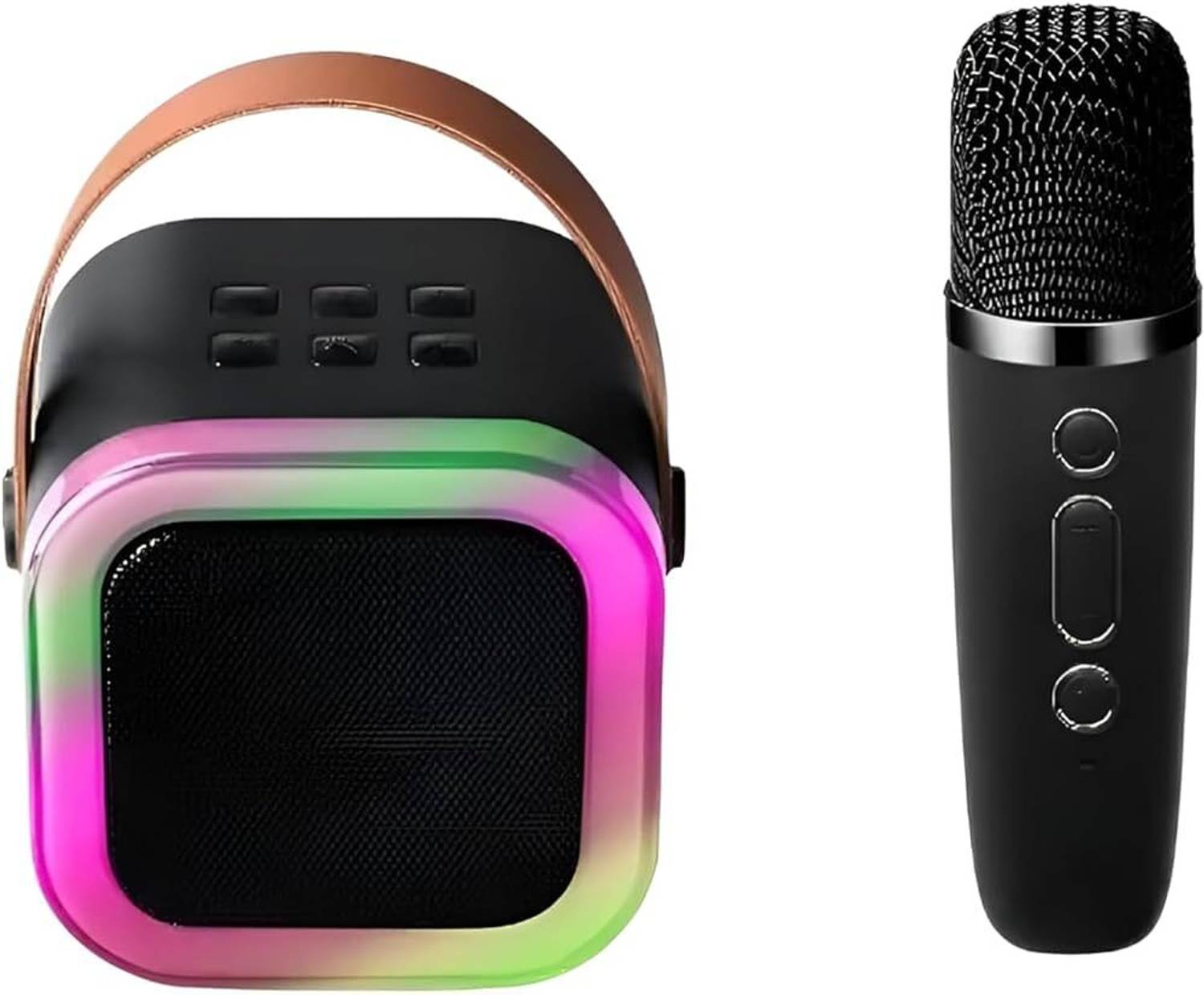 4uonly K12 Speaker Bluetooth Wireless Karaoke Mic Speaker Bluetooth JHG2 56 W Bluetooth Party Speaker