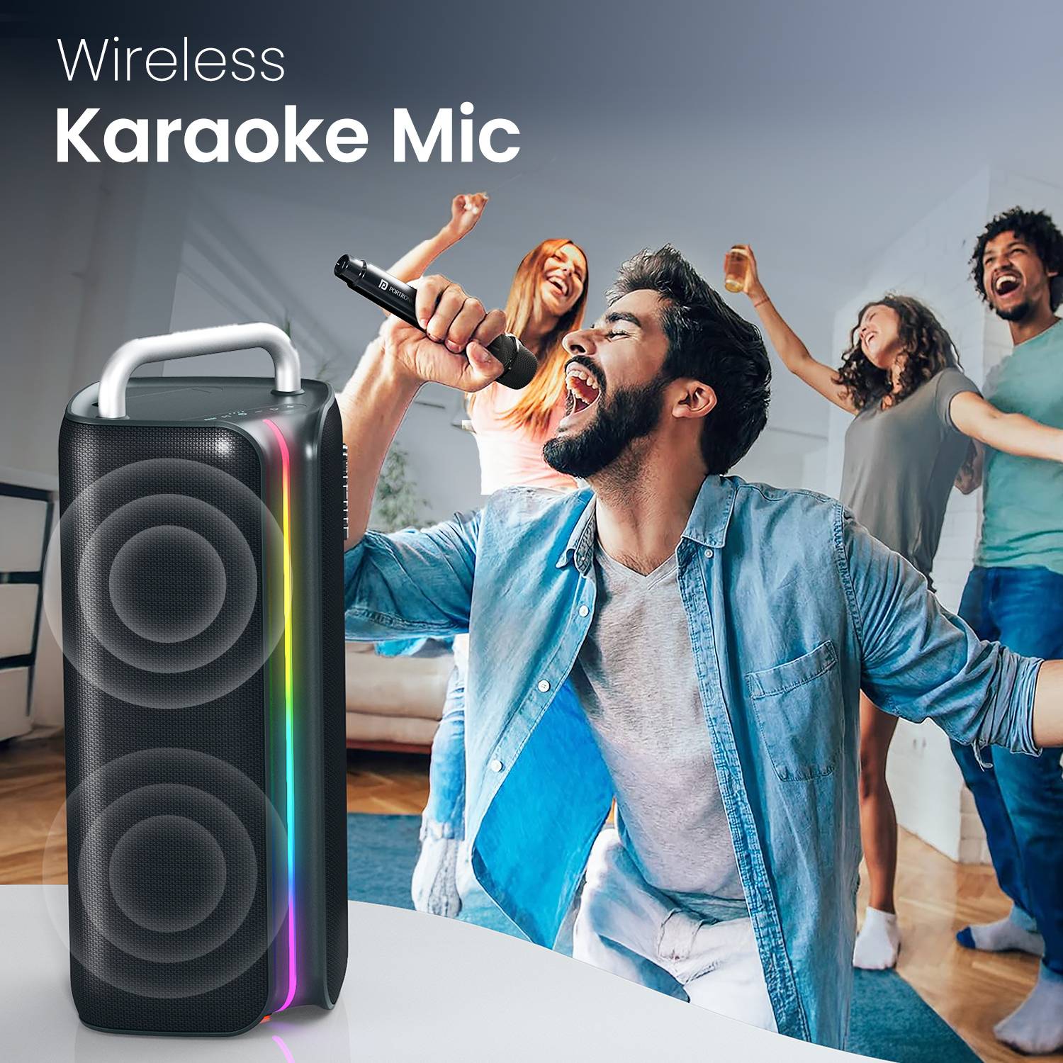 Portronics Nebula X 150W Bluetooth Party Speaker - Image 5