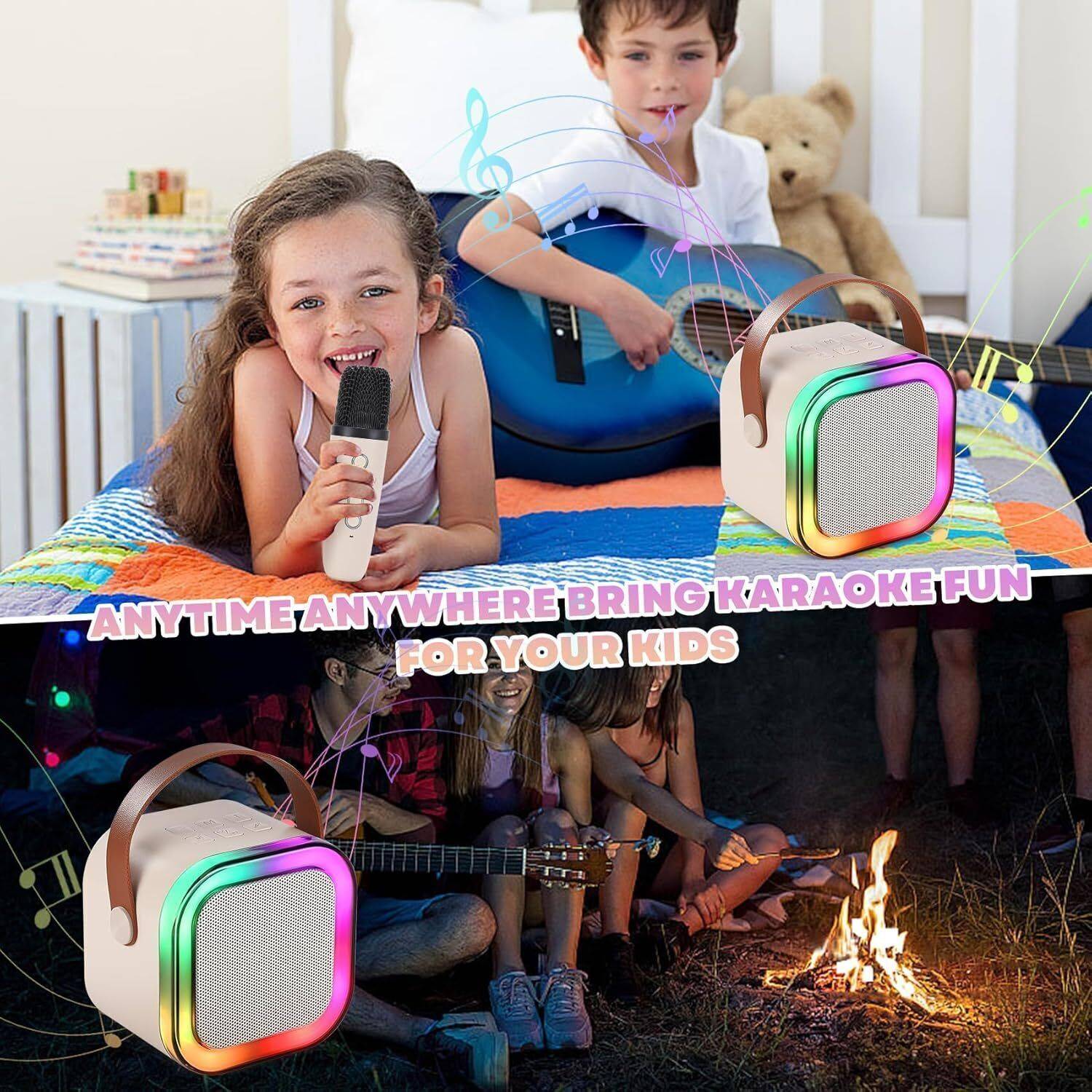 YGM Portable Kids Karaoke Speaker with Mic - Image 3