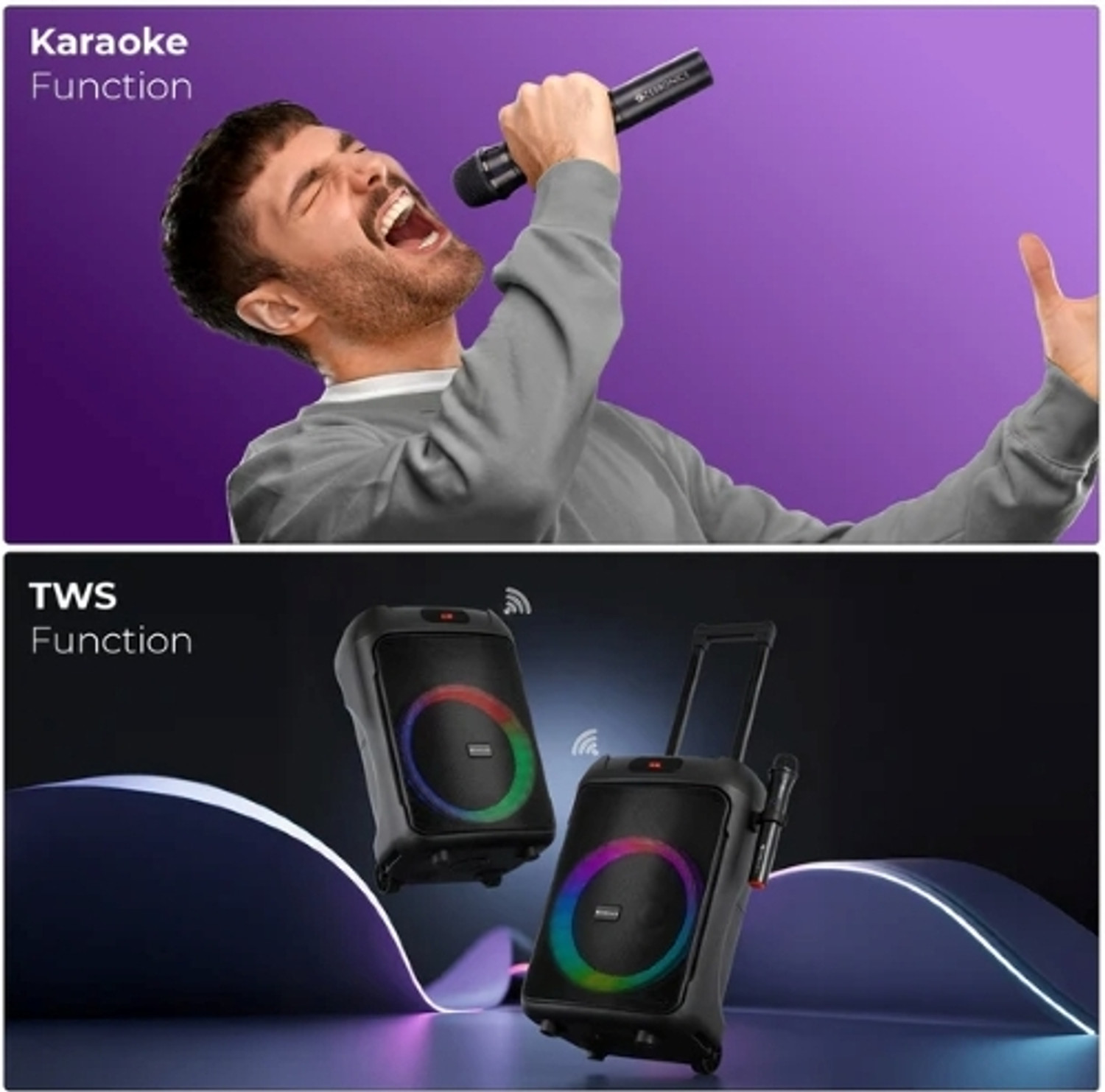 Image of ZEBRONICS THUMP 111 72 W Bluetooth Party Speaker