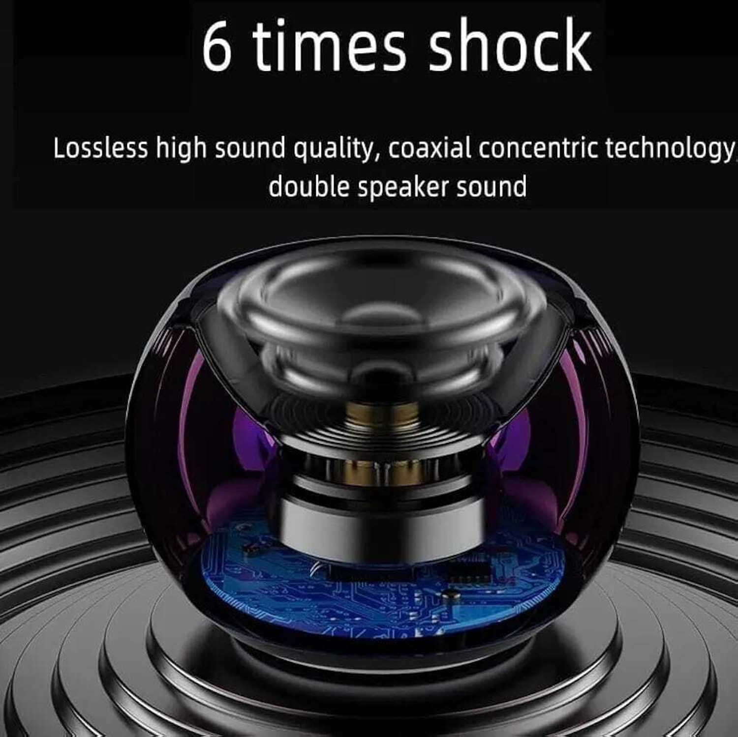 Image of VEXLO Mini Portable Wireless Bluetooth Speaker a88 5 W Bluetooth Party Speaker