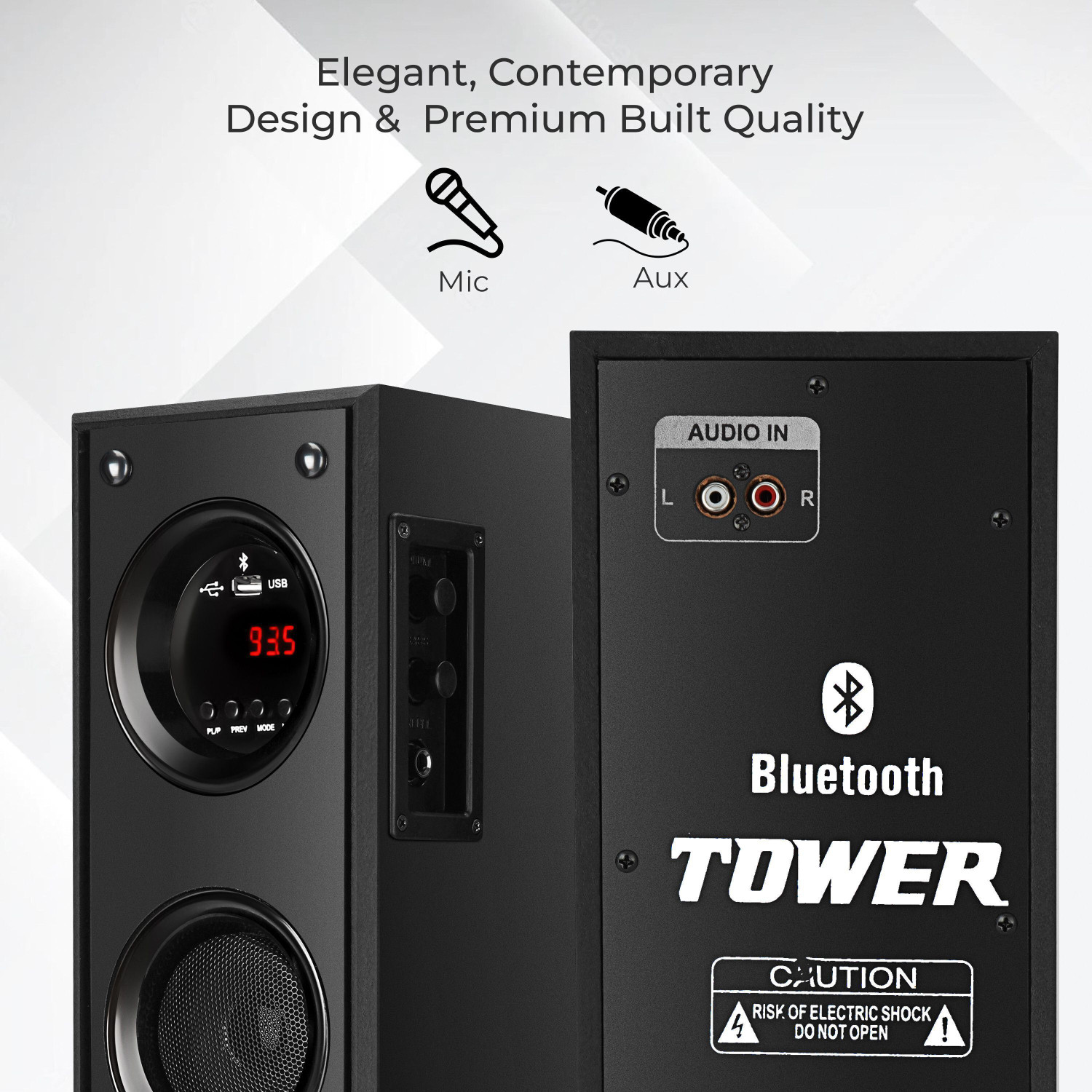 Image of RZG Multimedia Dj Box Music System Home theatre 110 W Bluetooth Party Speaker