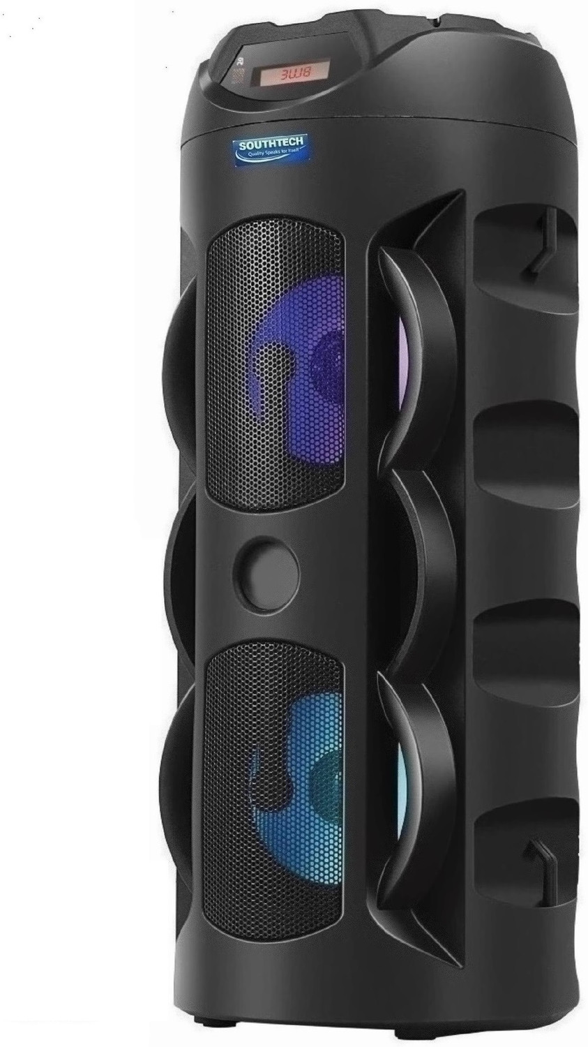 Image of SOUTHTECH Thunder Bluetooth Party Tower Speaker|Dual Driver|RGB Lights| 40 W Bluetooth Party Speaker