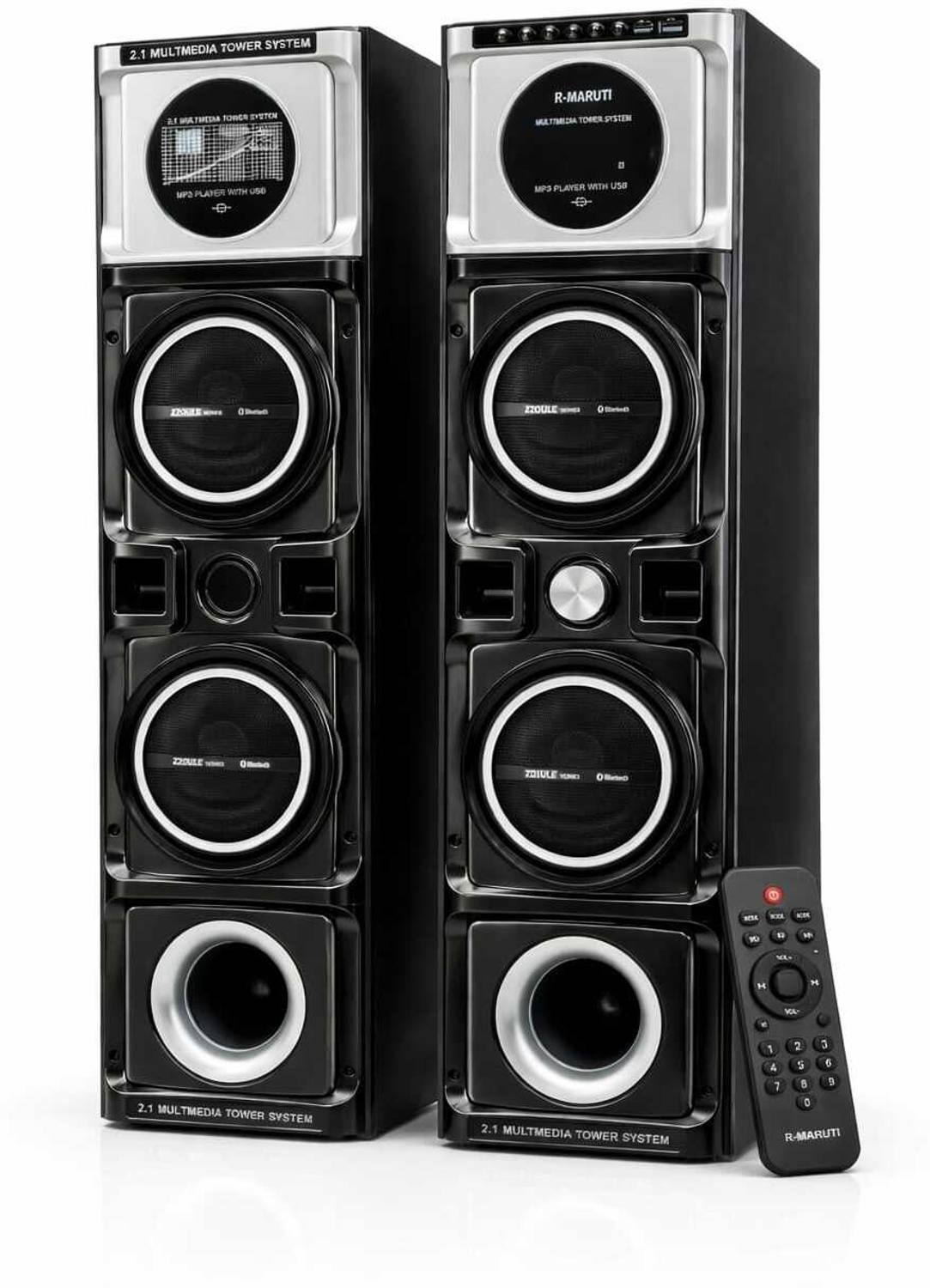 आर मारुती High-Power 8'' Subwoofer & Multiple Inputs 200 W ब्लूटूथ - Image 1