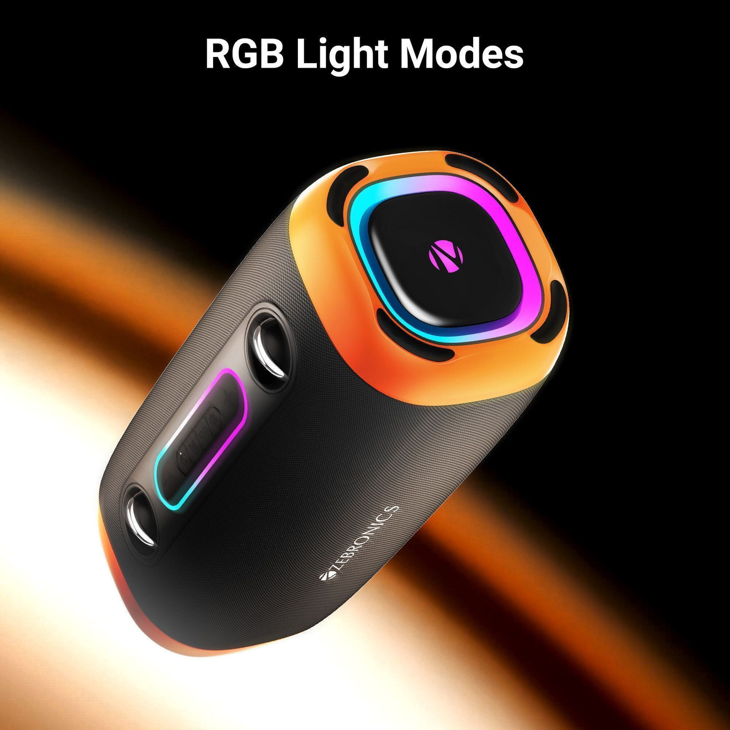 Image of ZEBRONICS Sound Feast 85 (SSPK 1) Upto 7 Hours Playback, BTv5.3 | TWS | USB, RGB LED 20 W Bluetooth Party Speaker