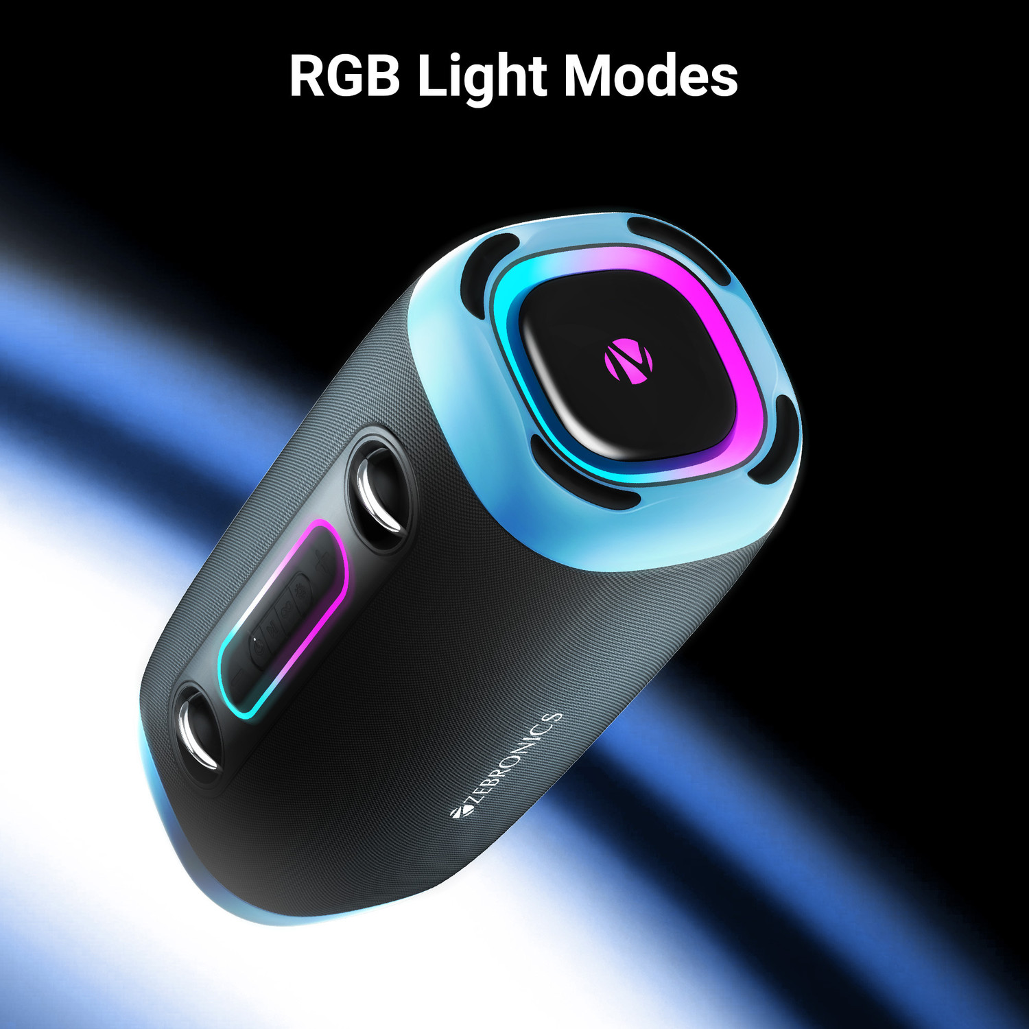 Image of ZEBRONICS Sound Feast 85 (SSPK 1) Upto 7 Hours Playback, BTv5.3 | TWS | USB, RGB LED 30 W Bluetooth Speaker