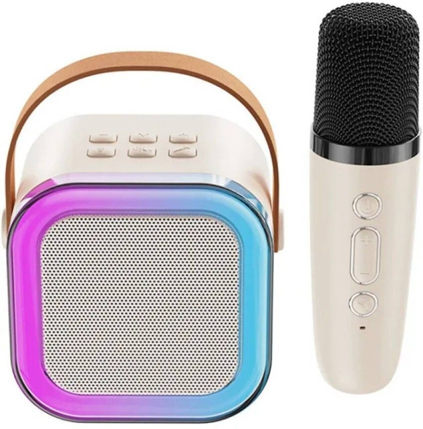 4uonly K12 Speaker Bluetooth Wireless Karaoke Mic Speaker Bluetooth JHG7 56 W Bluetooth Party Speaker