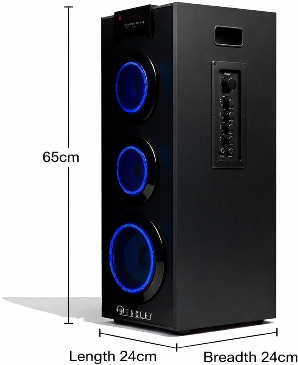 Image of Bencley SUPERME Double Tower 195 W Bluetooth Party Speaker