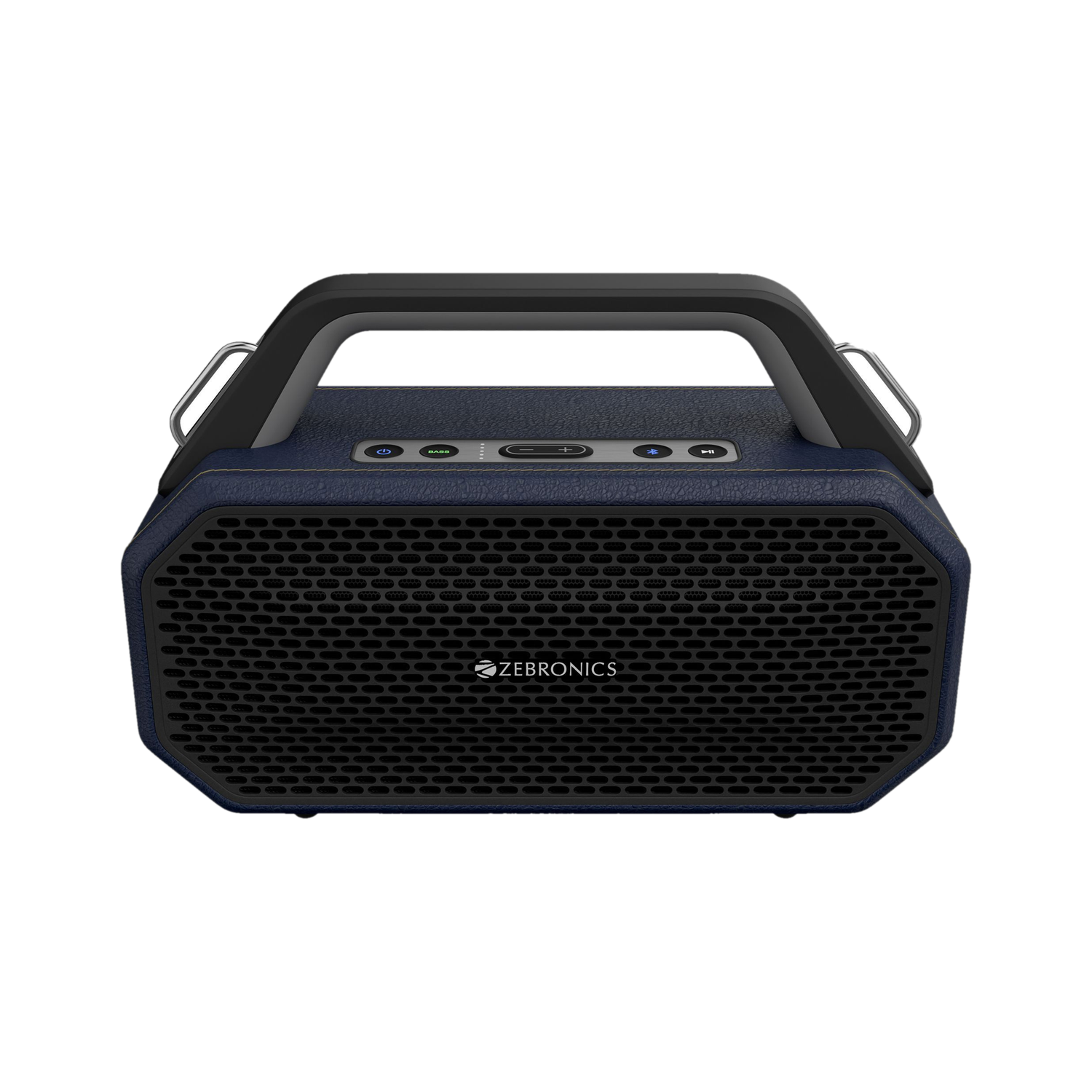 Image of ZEBRONICS Prima, 9hrs Playback, Dual Drivers, TWS, USB, AUX,Deep Bass, Splash Proof 90 W Bluetooth Party Speaker
