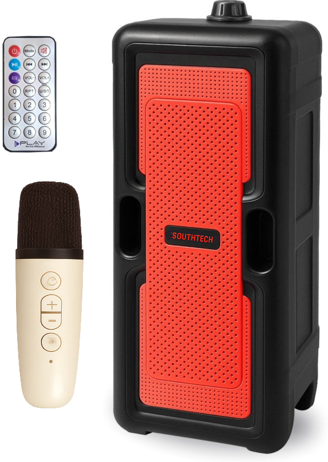 Image of SOUTHTECH ST-02WMR Portable Bluetooth Speaker , Wireless Mic & Remote,Type C, 40 W Bluetooth Party Speaker
