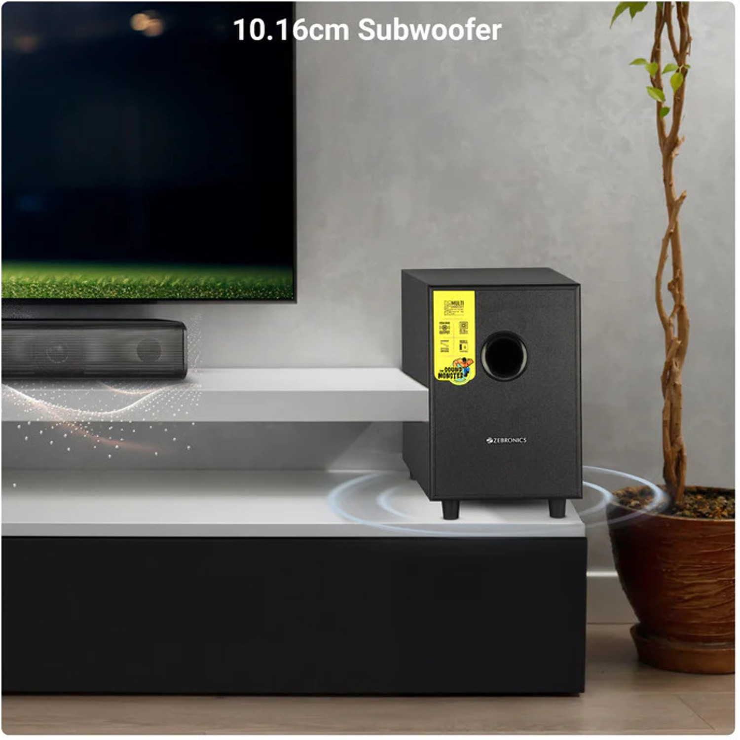 Image of ZEBRONICS Zeb Sonata 2 120 W Bluetooth Party Speaker