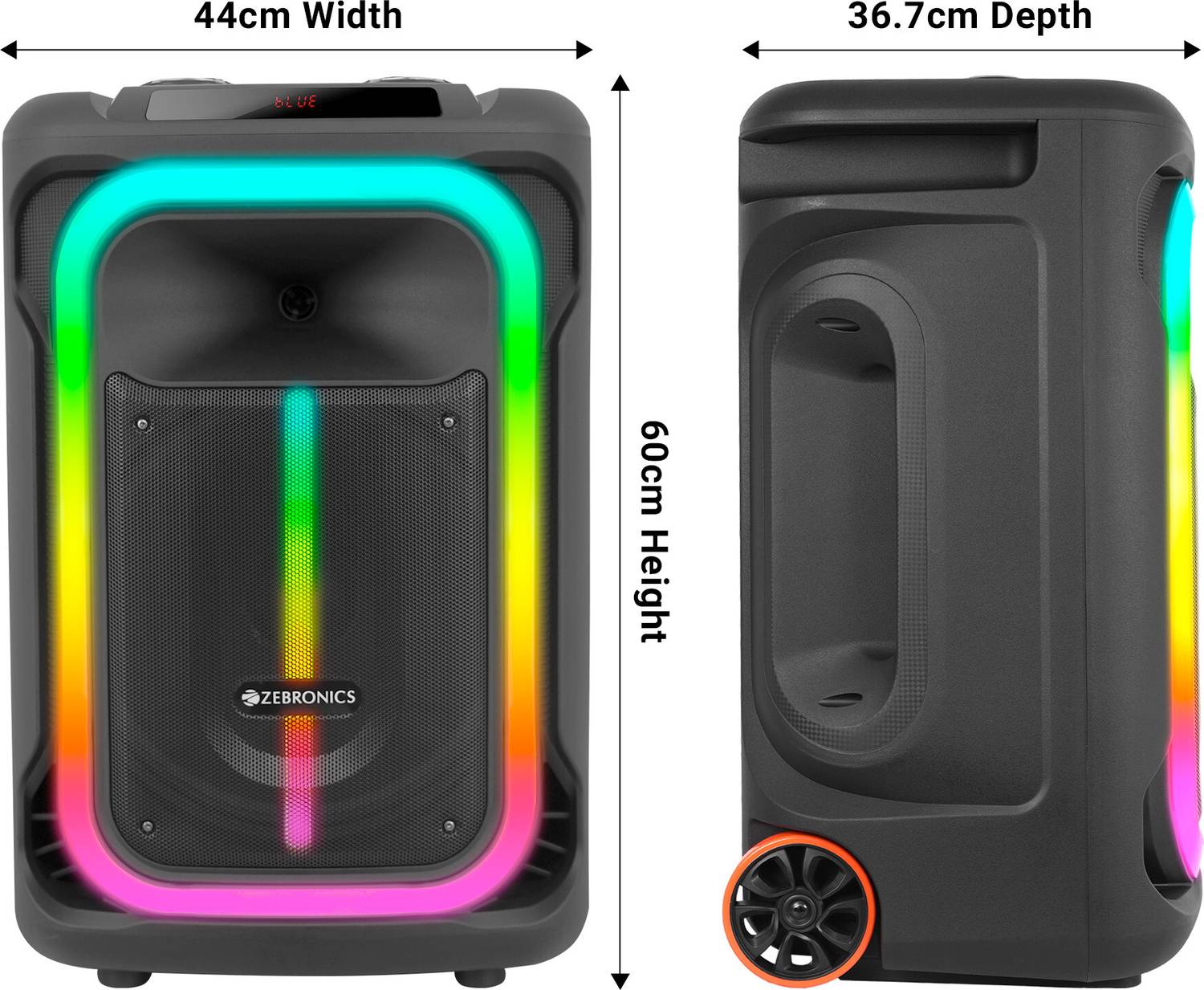 ZEBRONICS Buddy 300 220W Bluetooth Party Speaker - Image 2