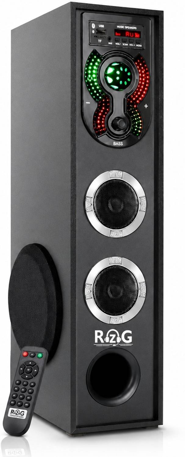 RZG L-2 DJ High Bass Tower Speaker Bluetooth Speaker 120 W Bluetooth Party Speaker - Image 5