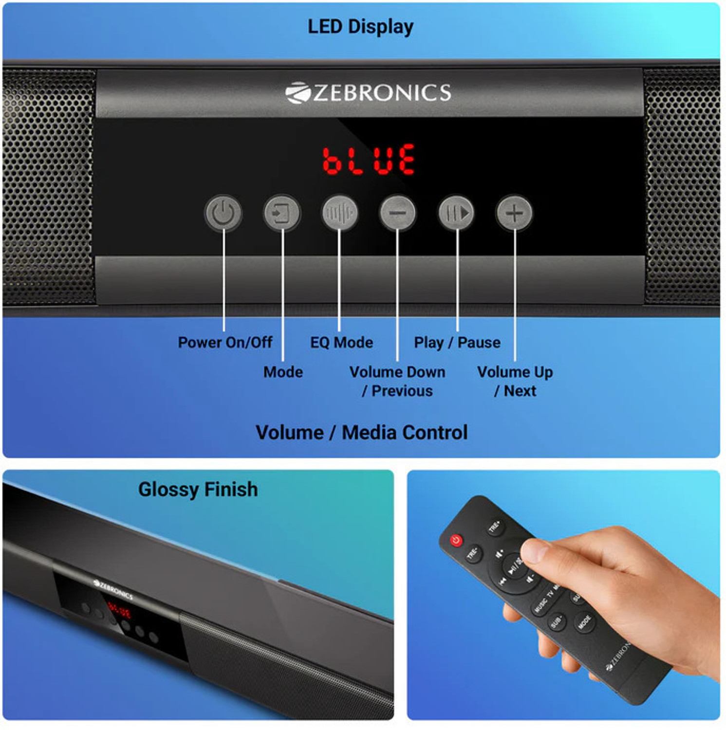 Image of ZEBRONICS Zeb Sonata 2 120 W Bluetooth Party Speaker