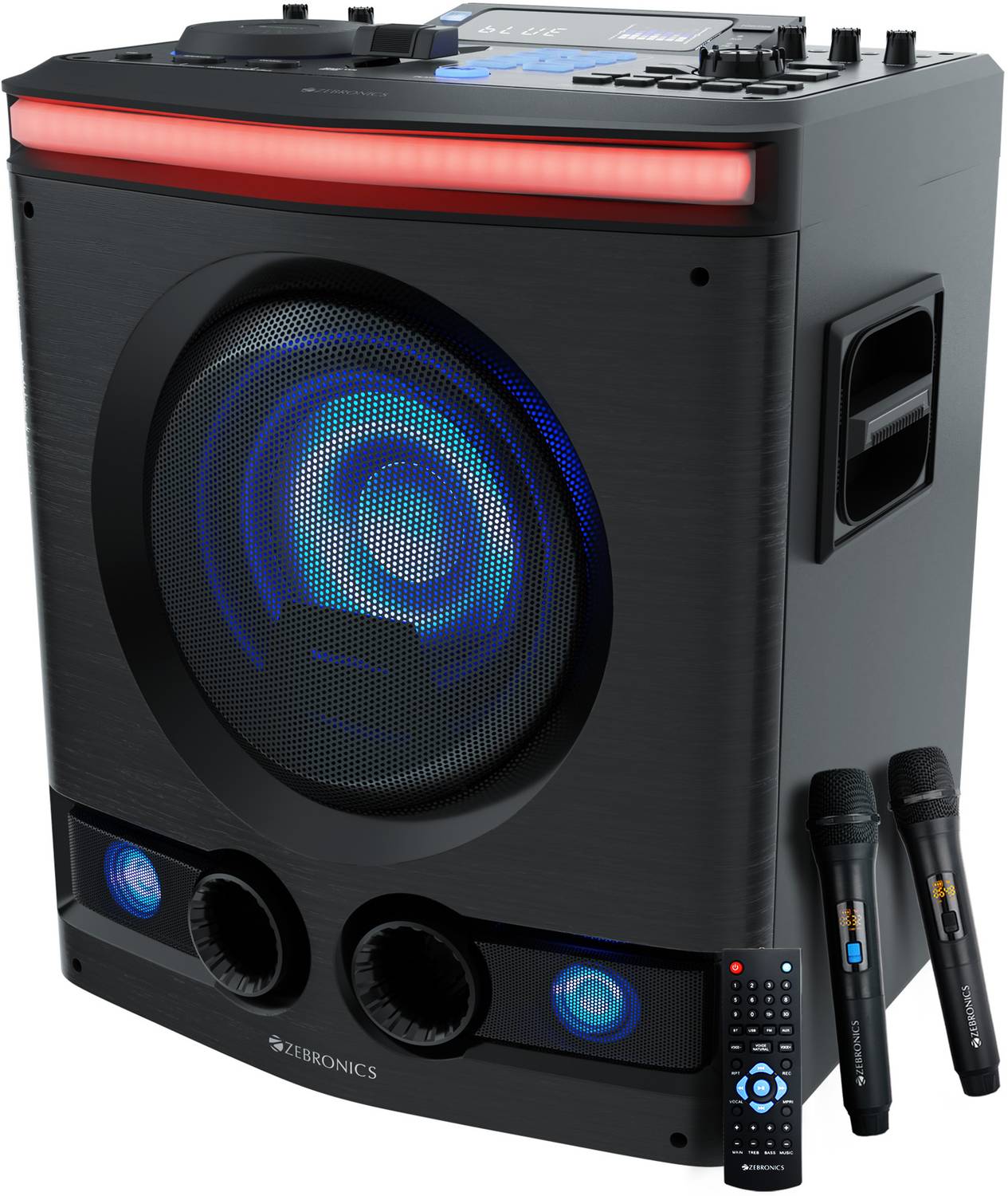 ZEBRONICS Thrum (WSPK 2) DJ , Karaoke Maker , Bass , 230 W Bluetooth Party Speaker
