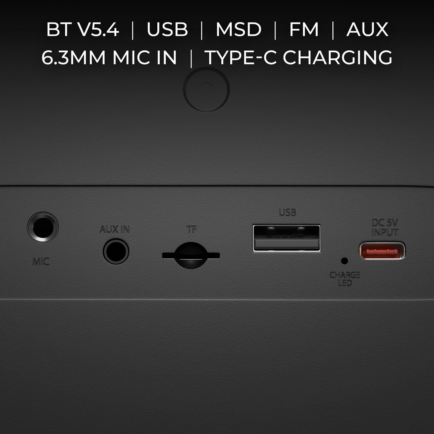 Image of ZEBRONICS Party Fyre 90 Trolley Speaker 5h Playback, Wireless Mic with Display,TWS,USB,AUX 60 W Bluetooth Party Speaker