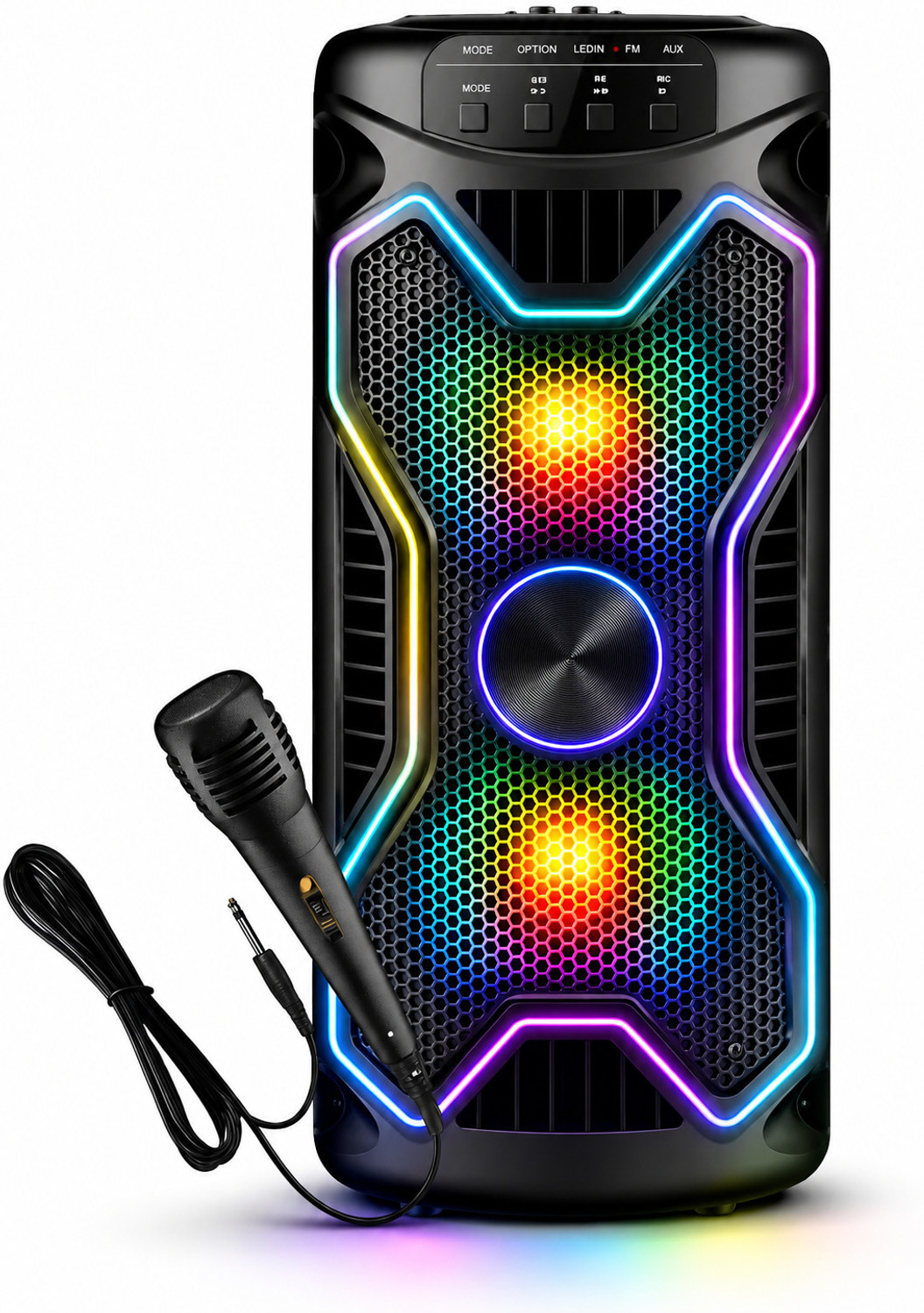 Image of LIMBRO party speaker 1000 W Bluetooth Party Speaker (Black, 2.0 Channel)