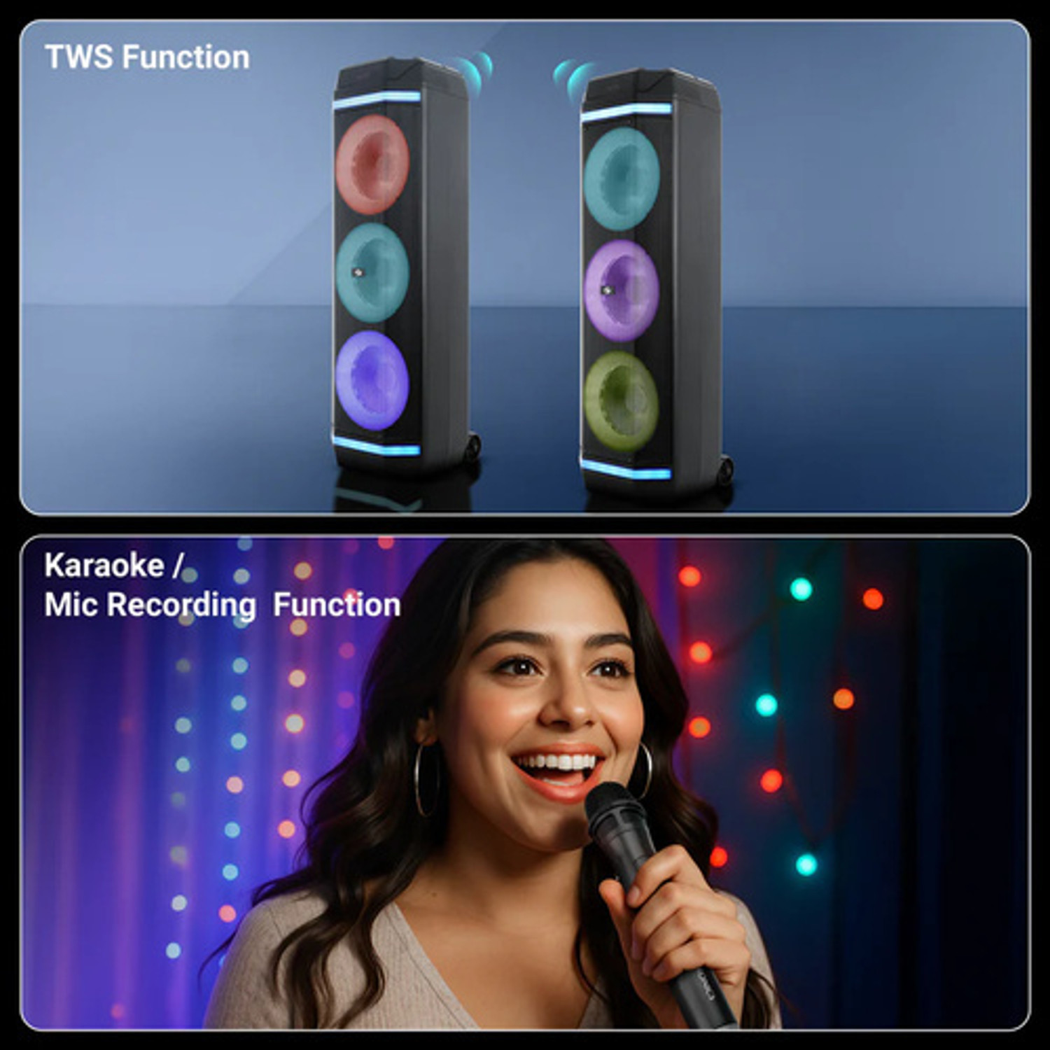 Image of ZEBRONICS Zeb Vigor 200 120 W Bluetooth Party Speaker