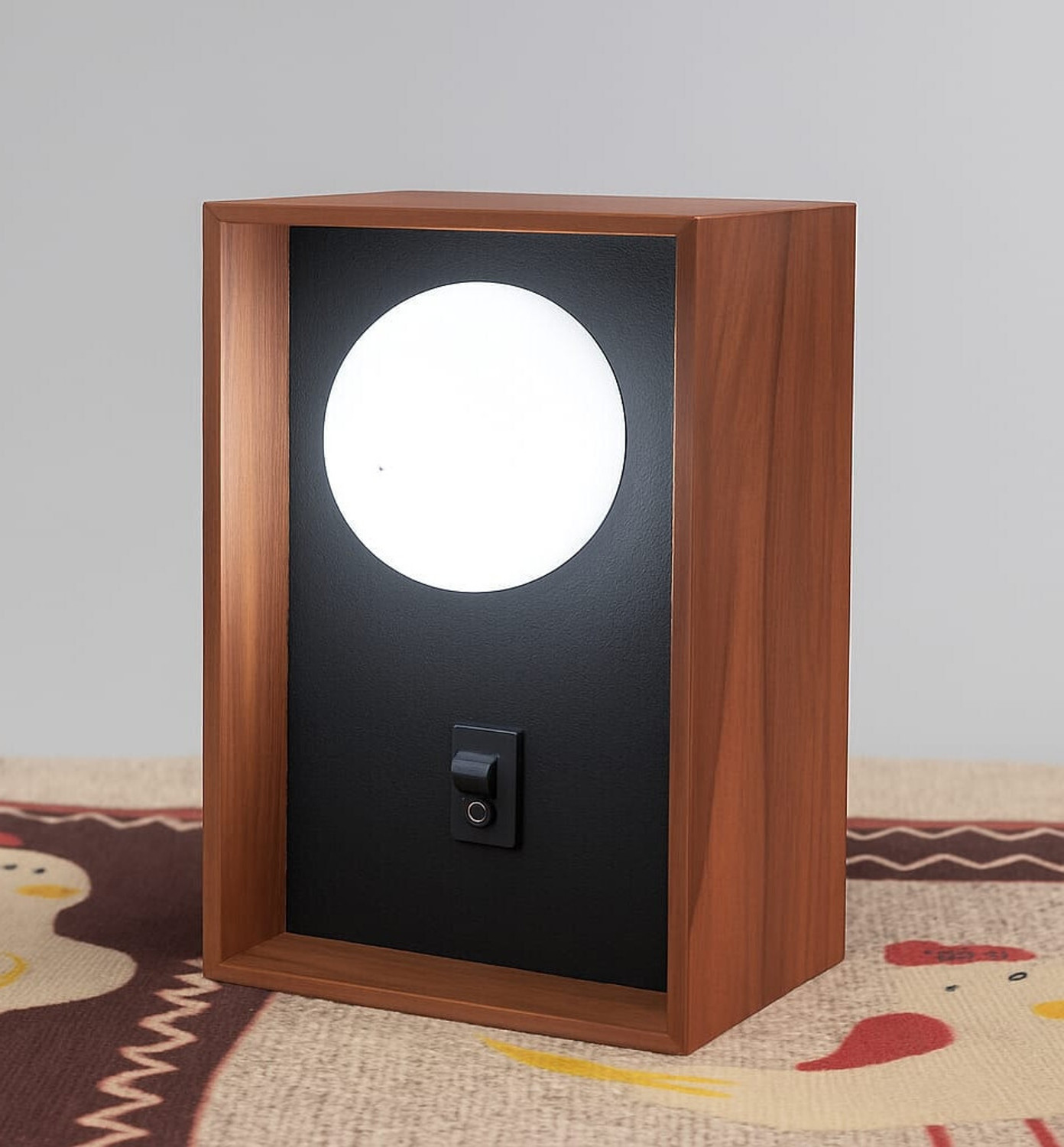 Image of Seth Sons Wireless Wooden LED Light, FM /Radio, USB /TF Card Support, MP3 Playback 20 W Bluetooth Party Speaker