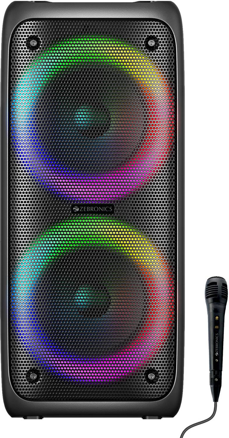 ZEBRONICS Zeb-PSPK 15 (Barrel 200), Karaoke, RGB lights, TWS, Wir