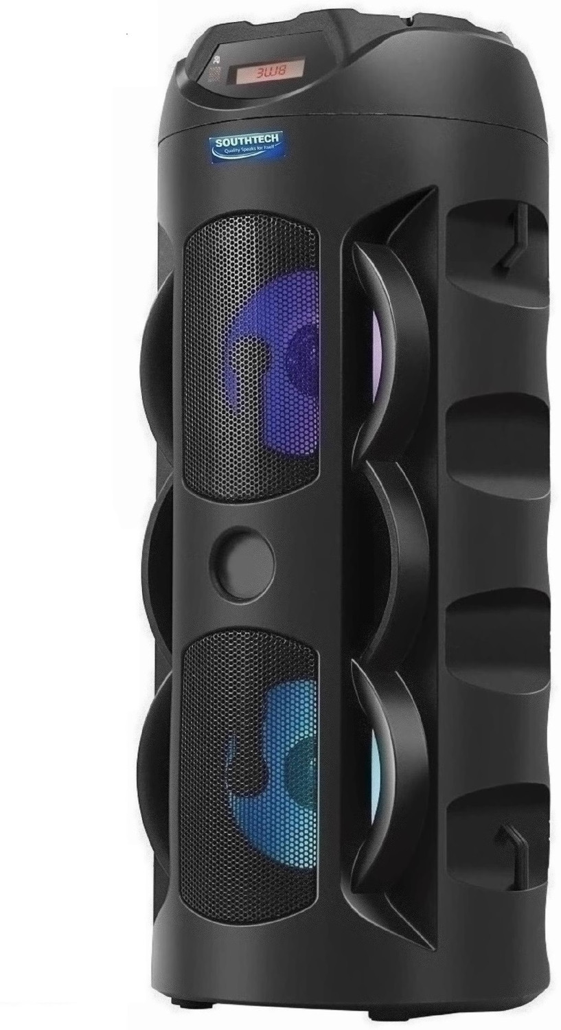 Image of SOUTHTECH DHOOM Bluetooth Party Tower Speaker|Dual Driver|RGB Lights| 40 W Bluetooth Party Speaker